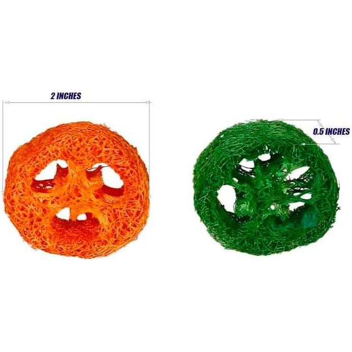 15 Rodajas de Lufa Natural para Masticar Mascotas YOMENO