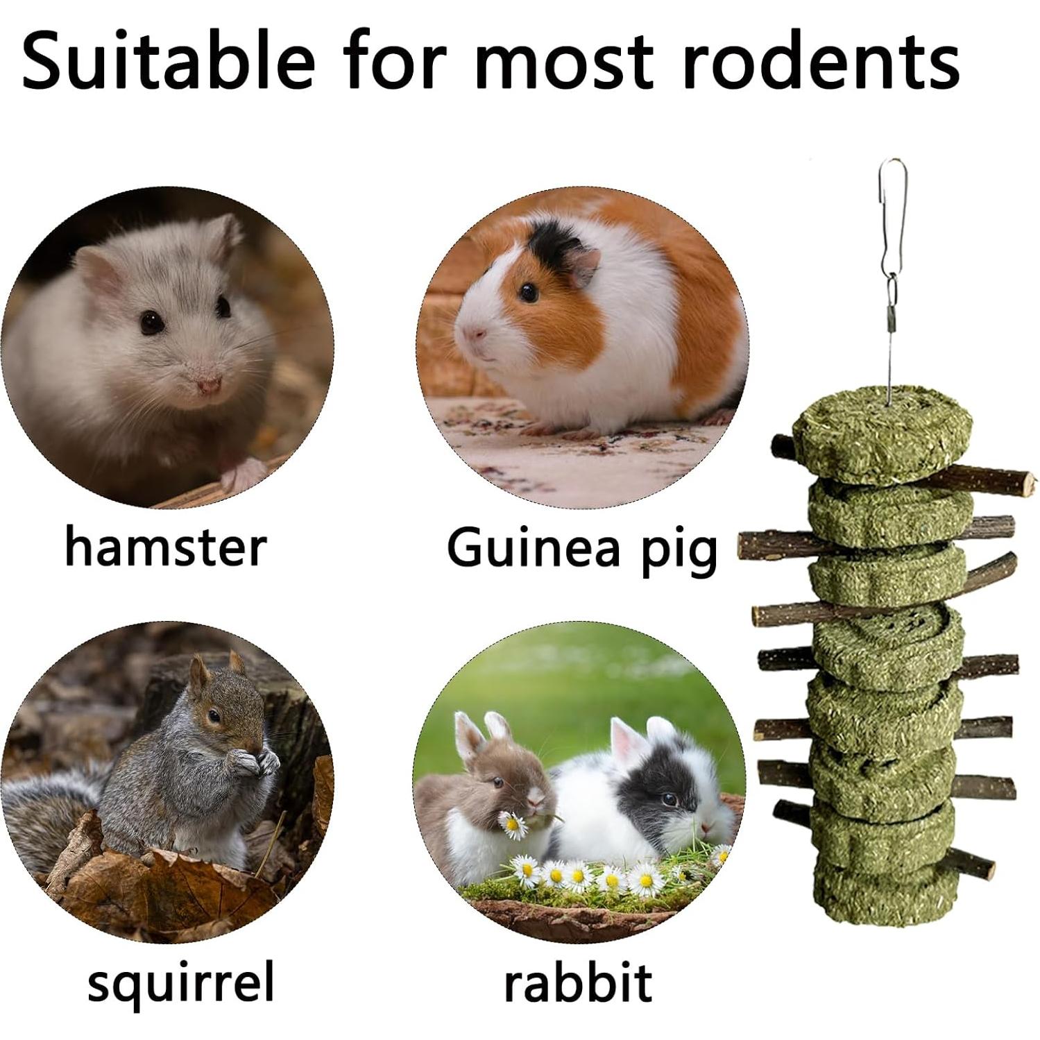 Juguetes de Masticar para Conejos LWINGFLYER - 4 Piezas