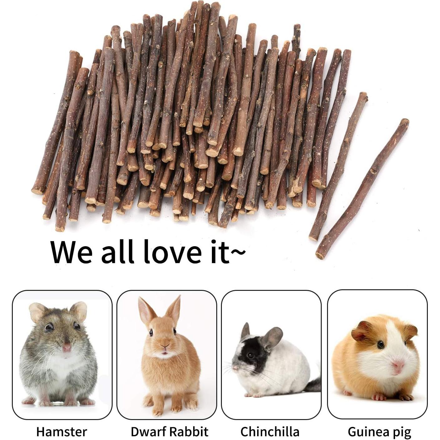 Palitos de Manzana Naturales CHUHUAYUAN 100g para Mascotas