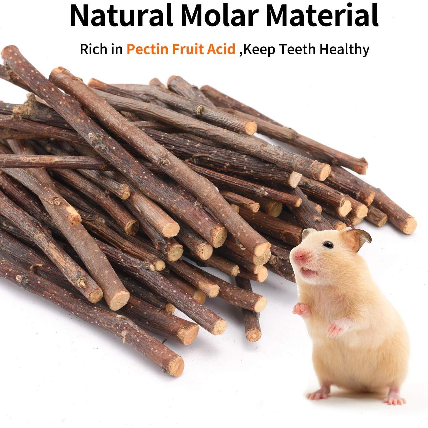 Palitos de Manzana Naturales CHUHUAYUAN 100g para Mascotas