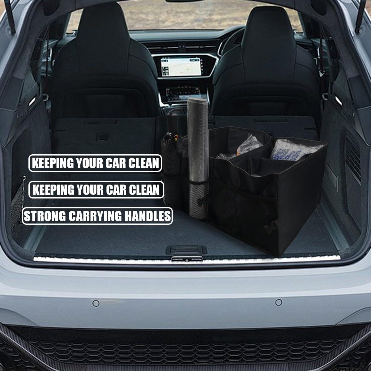 Organizador de Maletero Plegable GLSOWEE Negro 53.5x38x26 cm