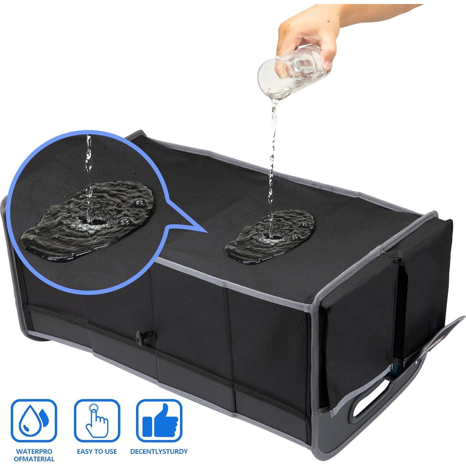 Organizador de Maletero M KARMATER 50L Impermeable Negro