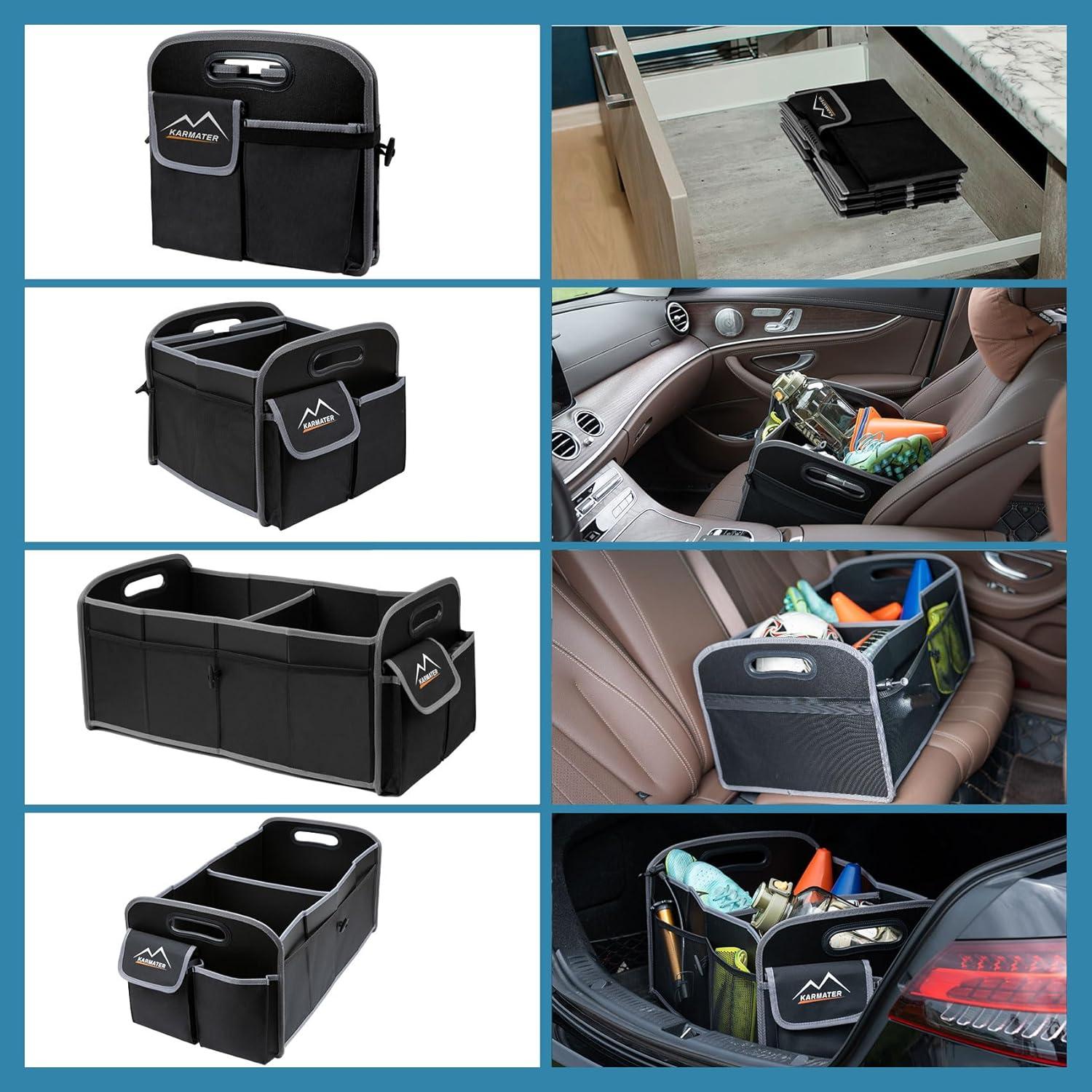 Organizador de Maletero M KARMATER 50L Impermeable Negro