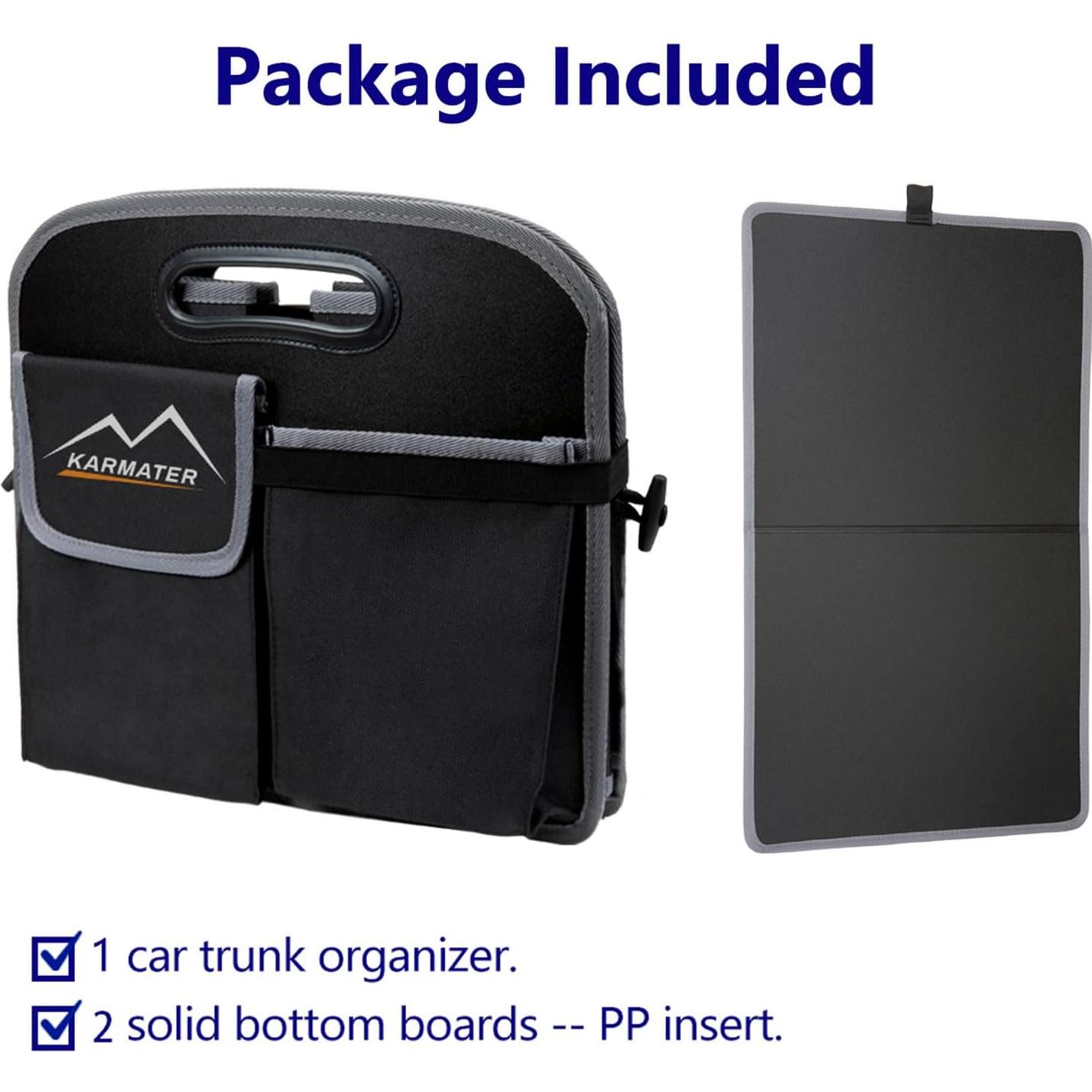 Organizador de Maletero M KARMATER 50L Impermeable Negro