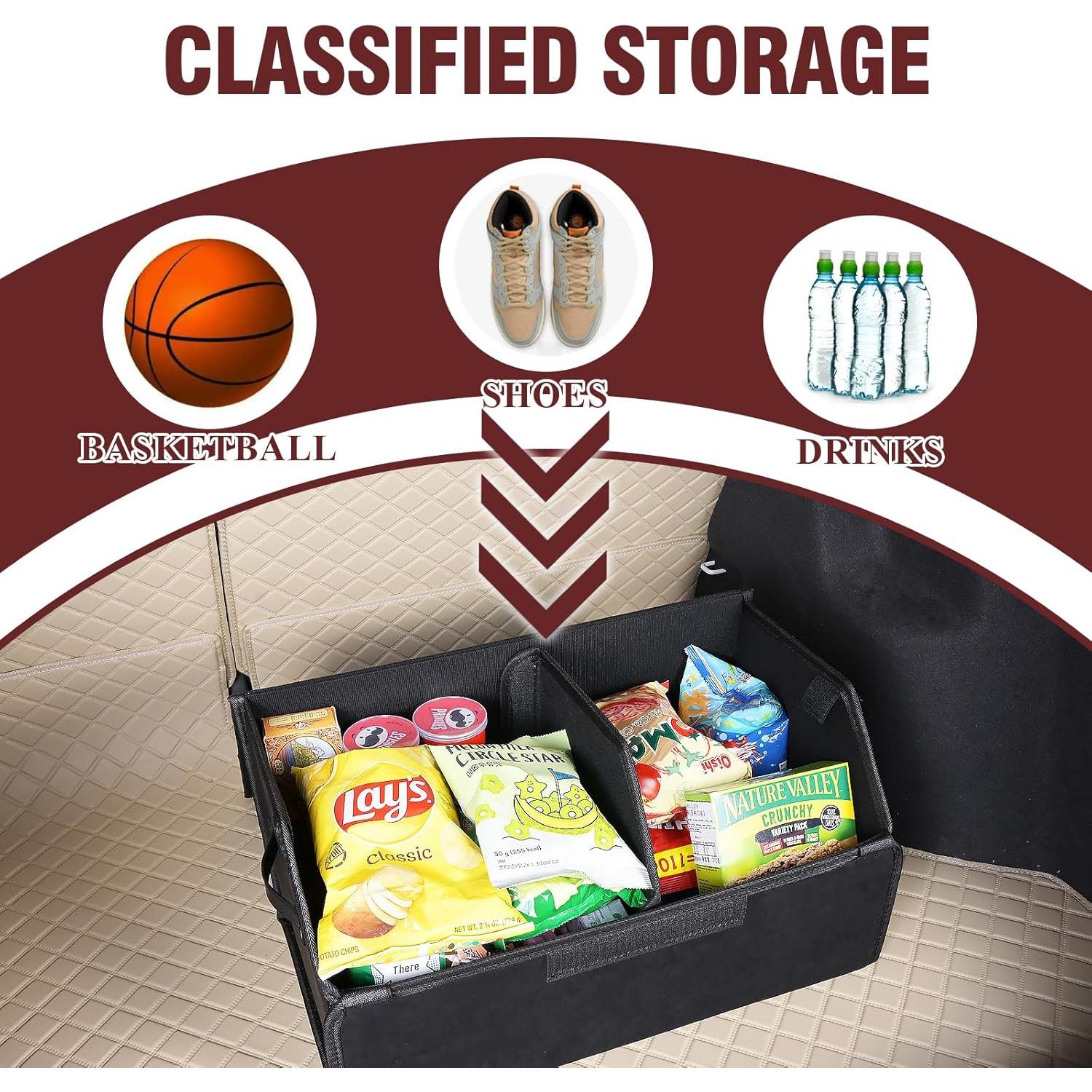 Organizador de Maletero Plegable Sunshine Sky 56 cm Negro