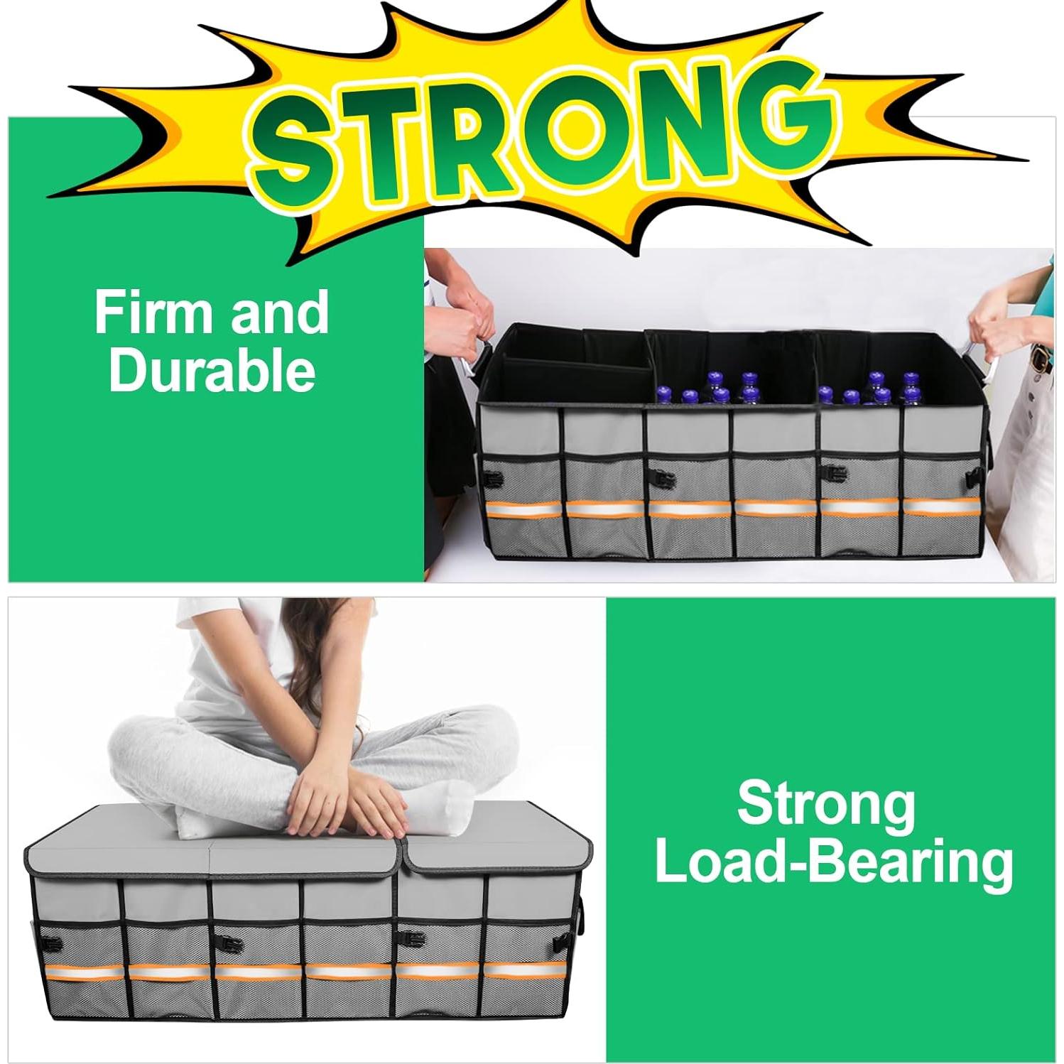 Organizador de Maletero LIBZAKI Grande Impermeable Gris