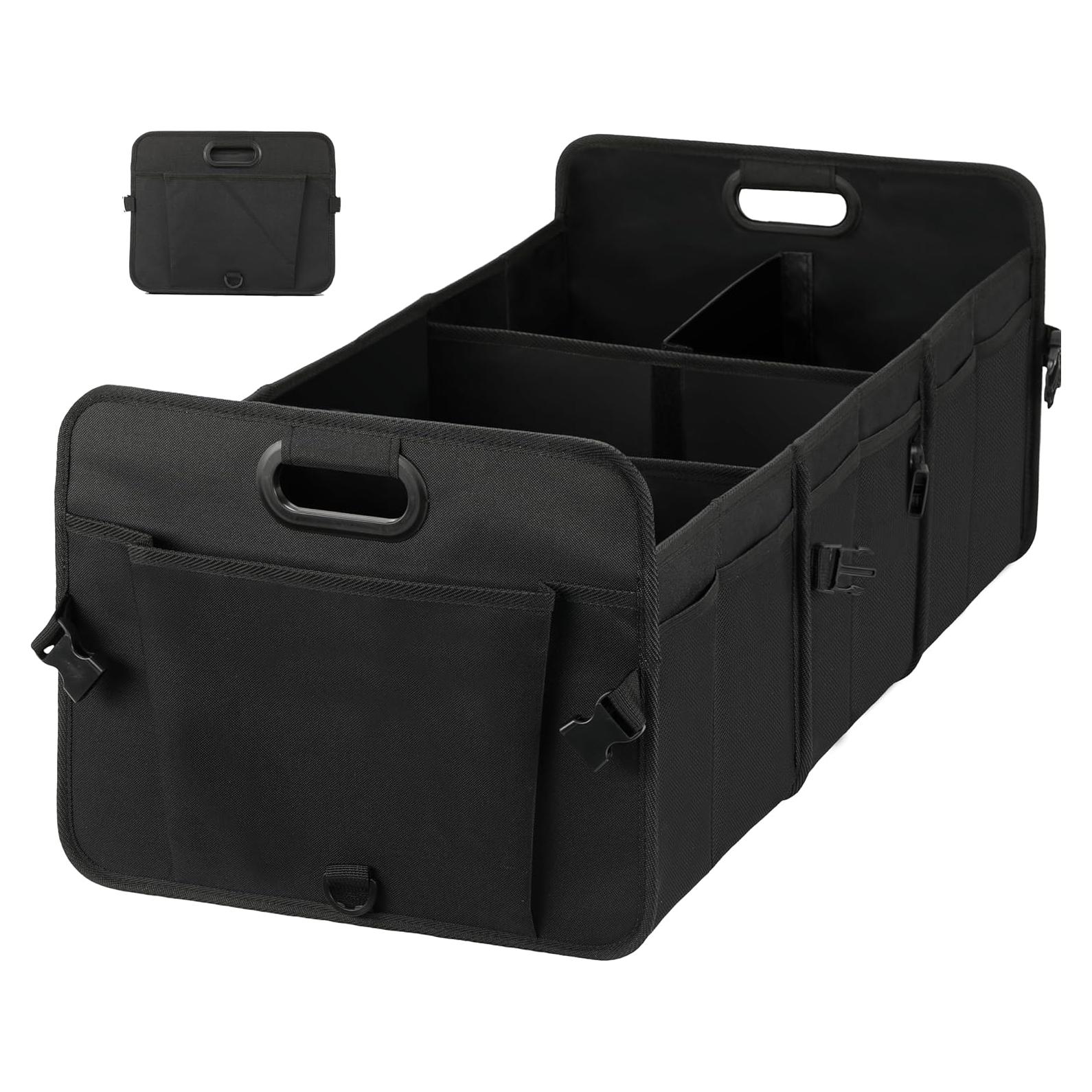 Organizador de Maletero Simple Deluxe, Grande, Antideslizante, Negro