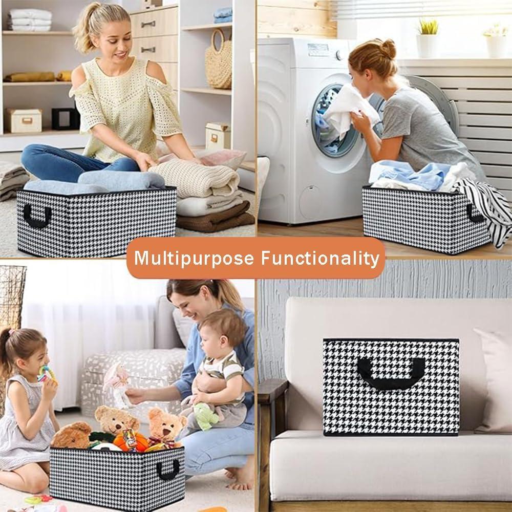 Organizador de Maletero de Coche Plegable OULIGET Houndstooth