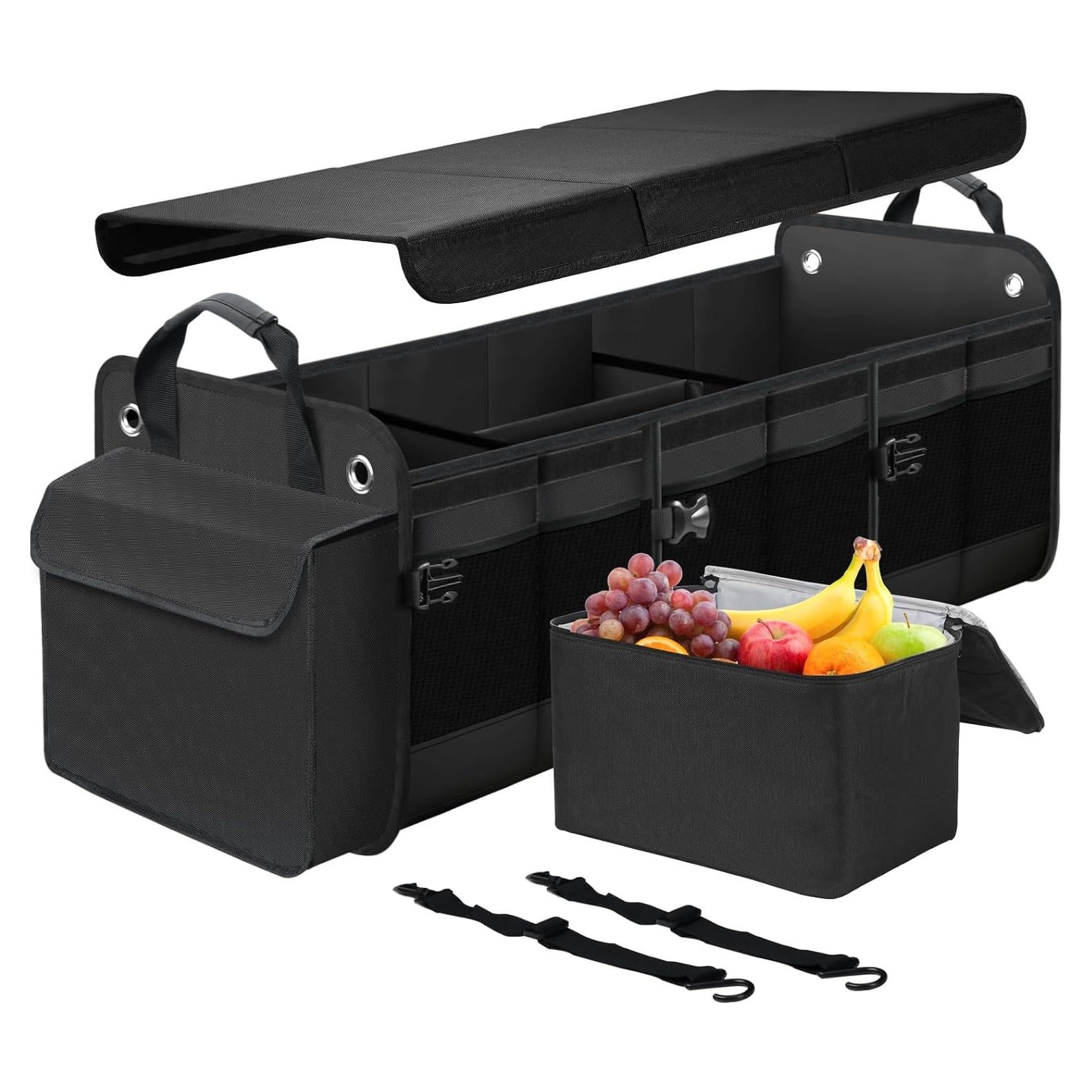 Organizador de Maletero Grande MOJIOO con Bolsa Térmica Plegable