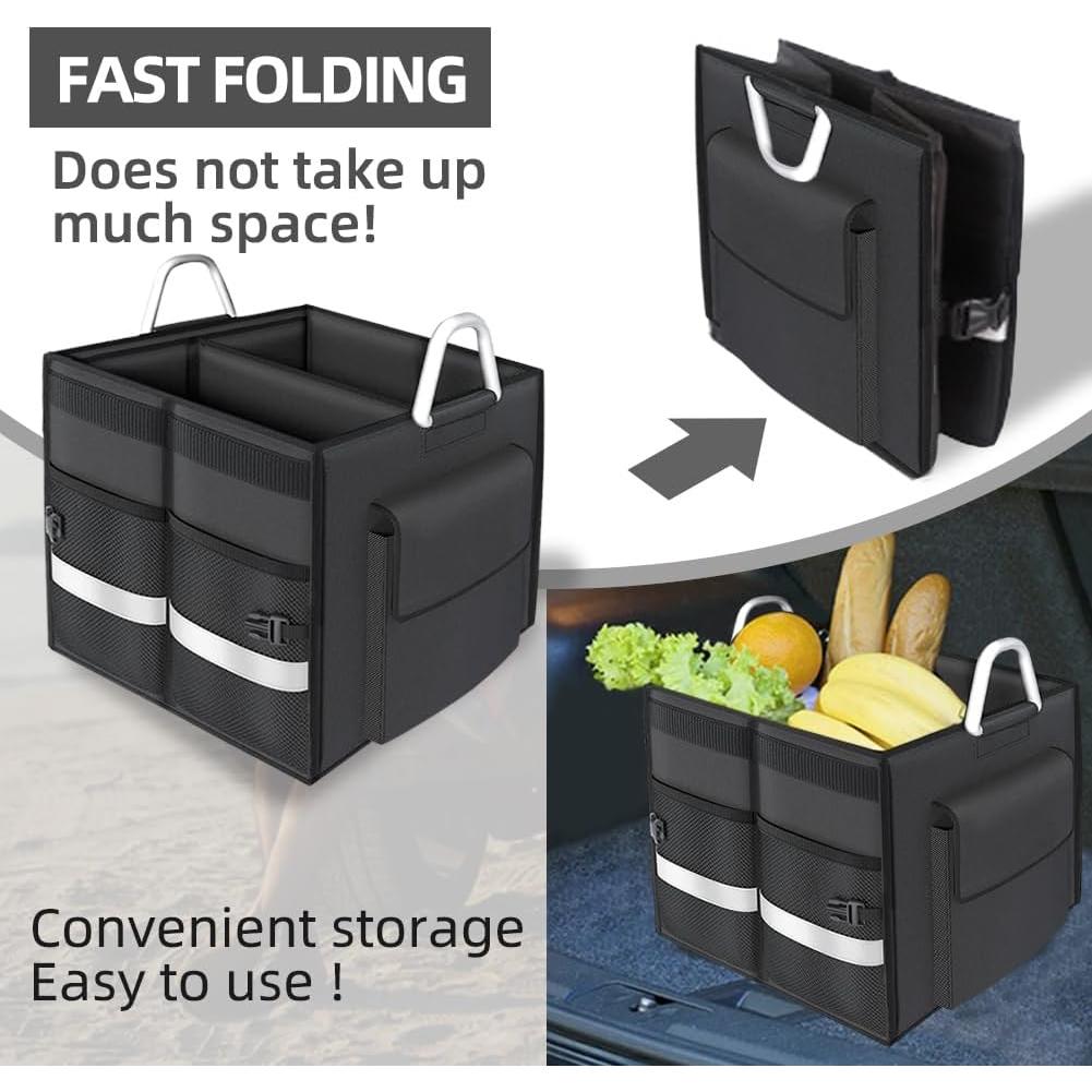 Organizador de Maletero de Coche LOTUYACY 55L Plegable Negro