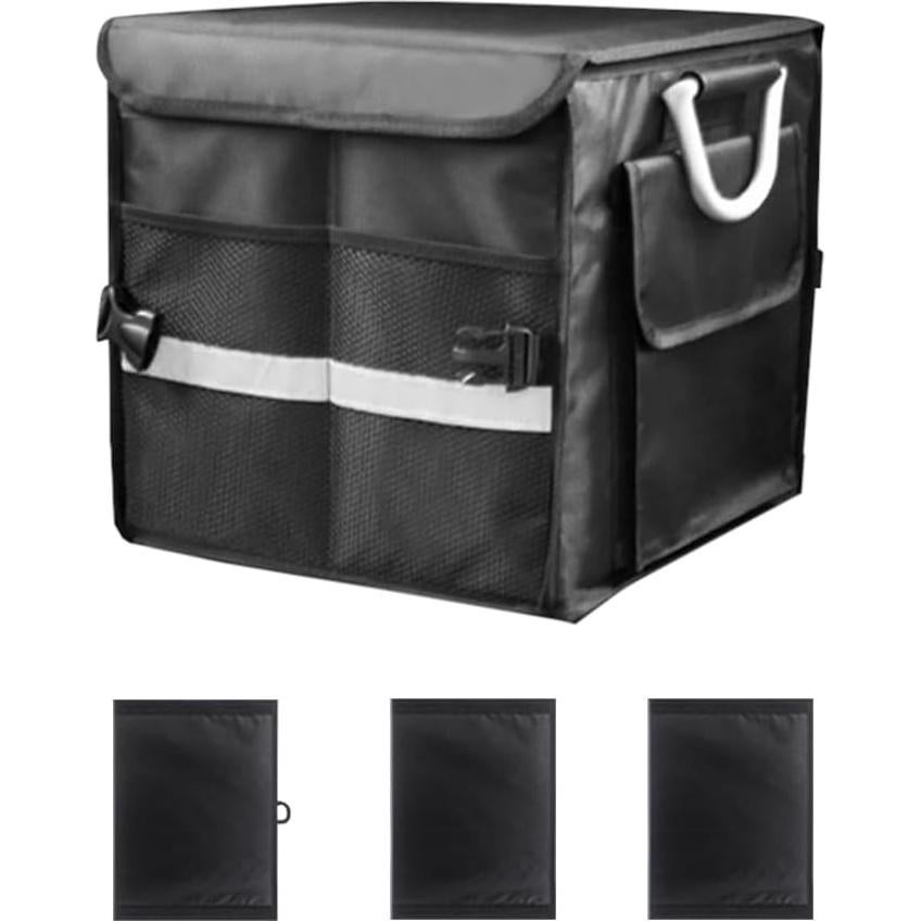 Organizador de Maletero de Coche LOTUYACY 55L Plegable Negro