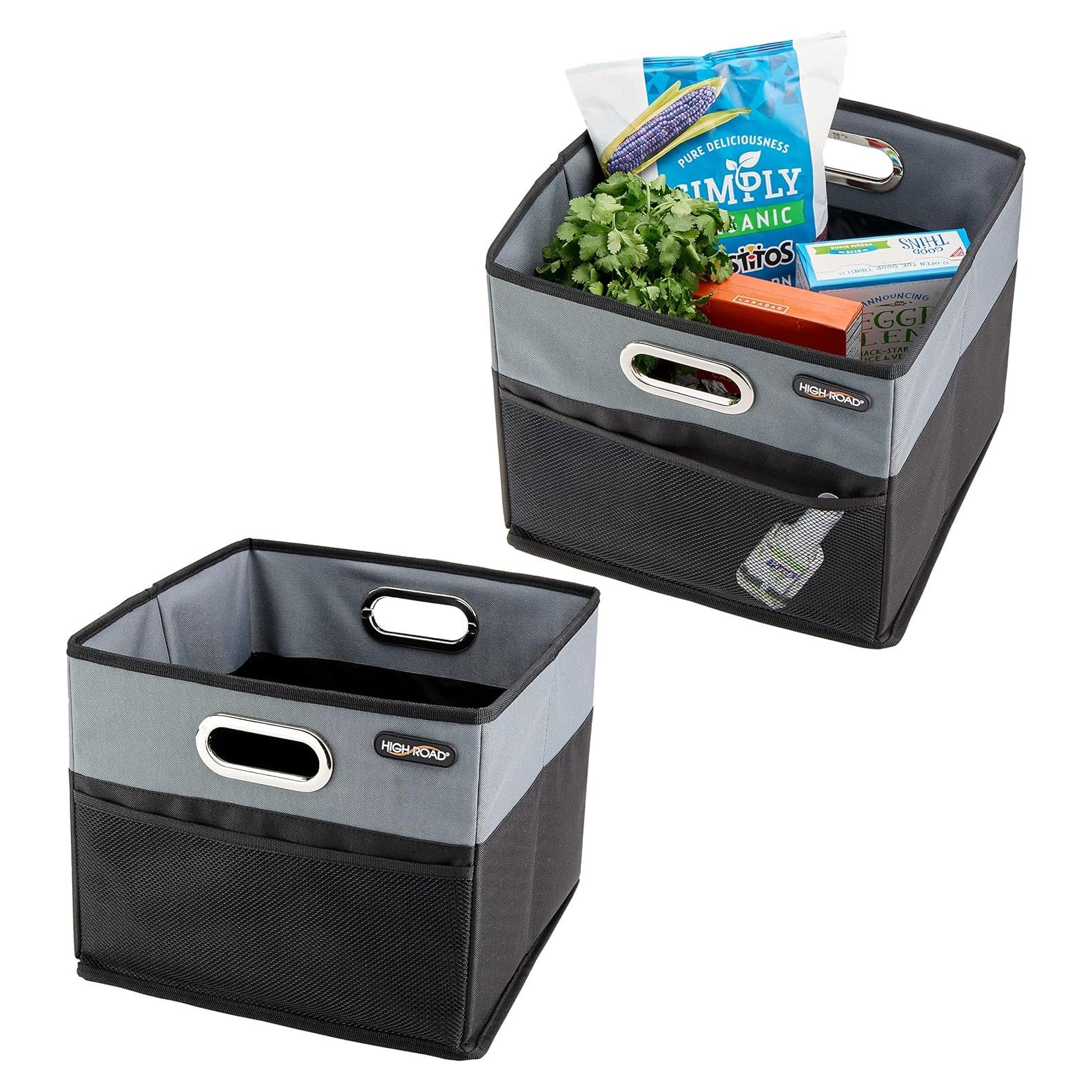 Cubo de Almacenamiento para Coche High Road - 2 Paquetes a Prueba de Fugas