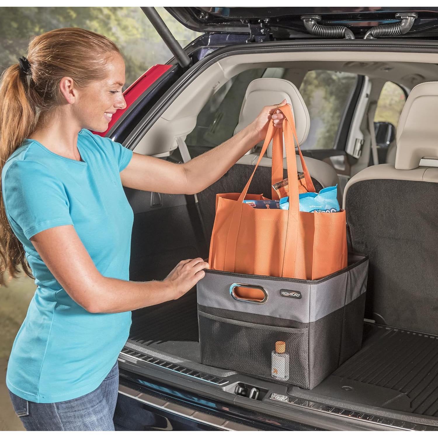 Cubo de Almacenamiento para Coche High Road - 2 Paquetes a Prueba de Fugas