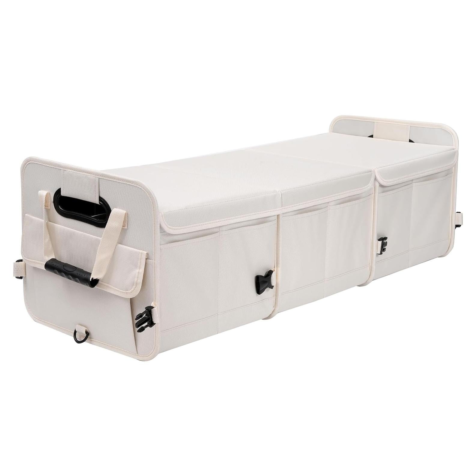 Organizador de Maletero AOKJOY XL Plegable Beige Multi Compartimentos