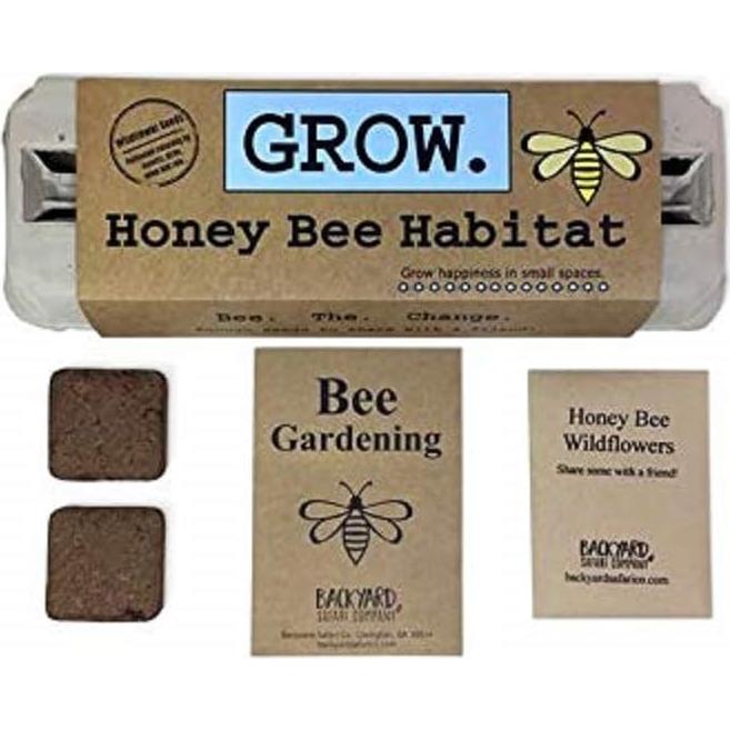 Kit de Jardinería Habitat de Abejas - Compañía Safari de Patio
