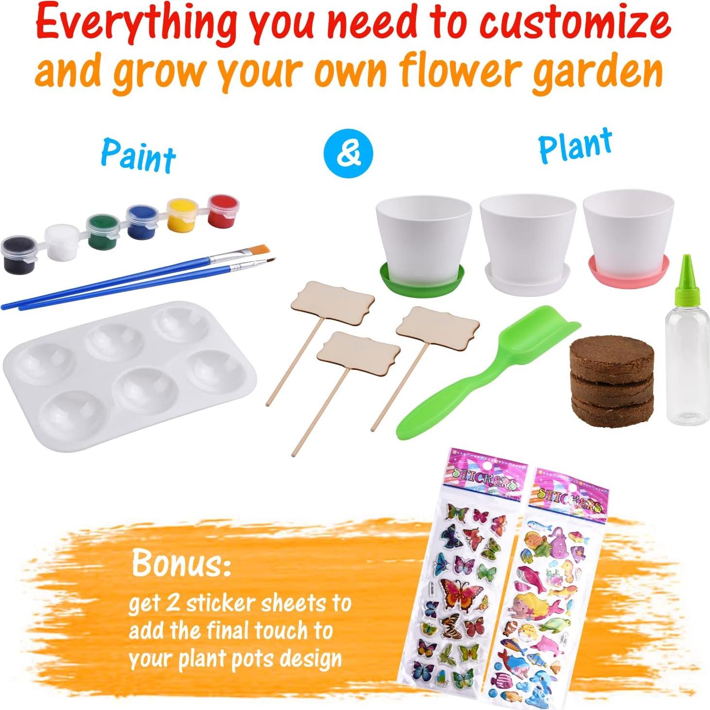 Kit de Jardinería para Niños Beinhome - Manualidades y Pintura