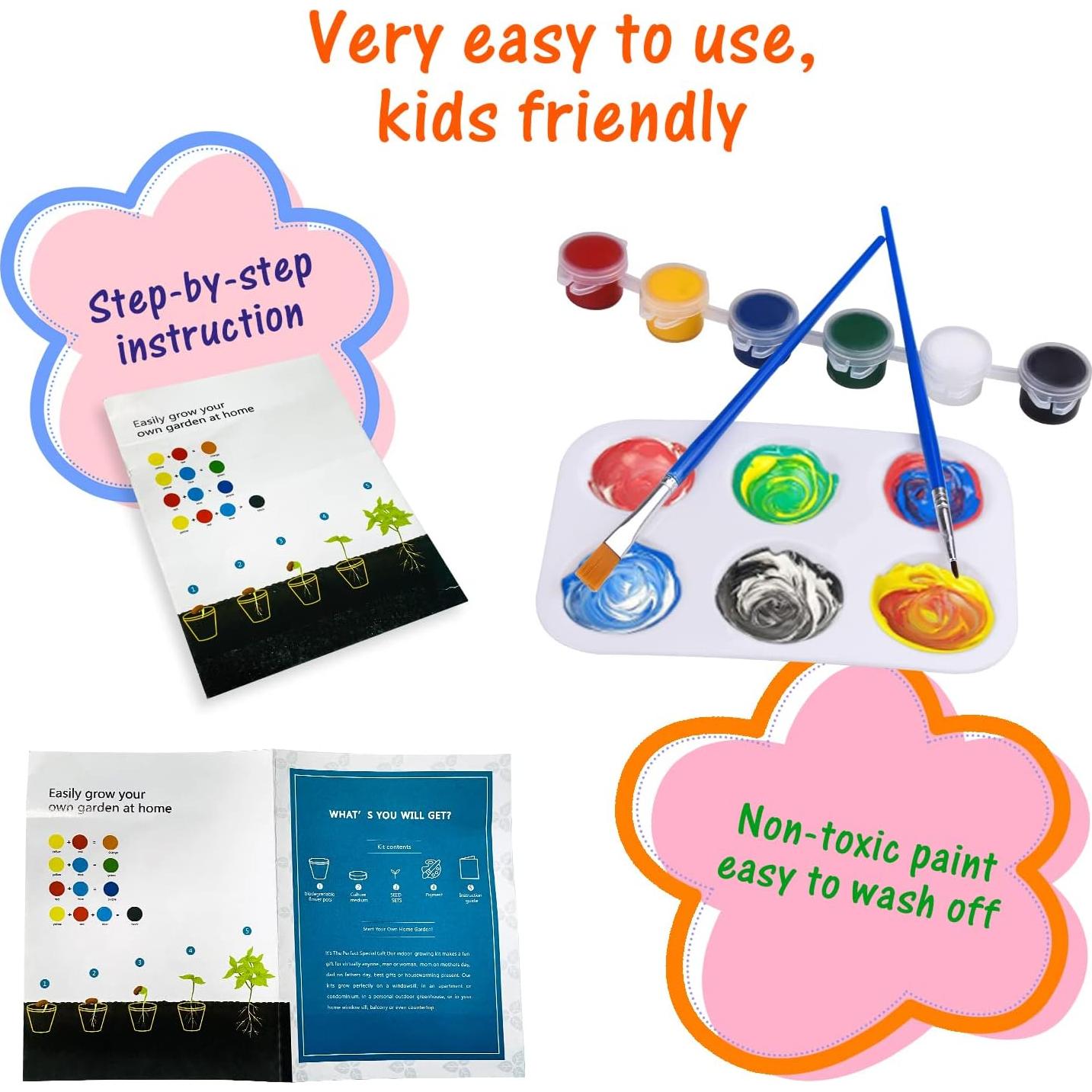 Kit de Jardinería para Niños Beinhome - Manualidades y Pintura