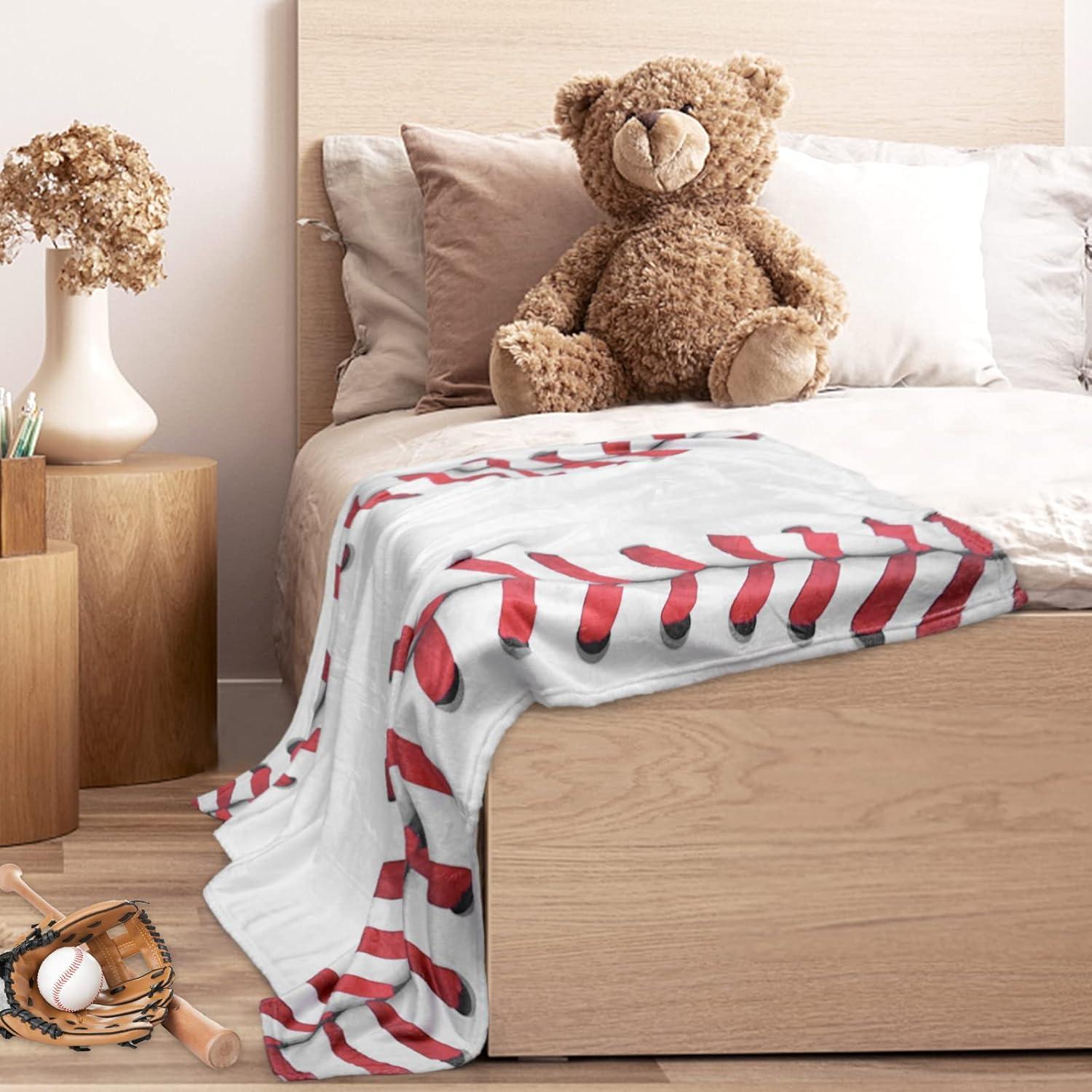 Manta de béisbol MASTIEE 127x152 cm para niños y adultos