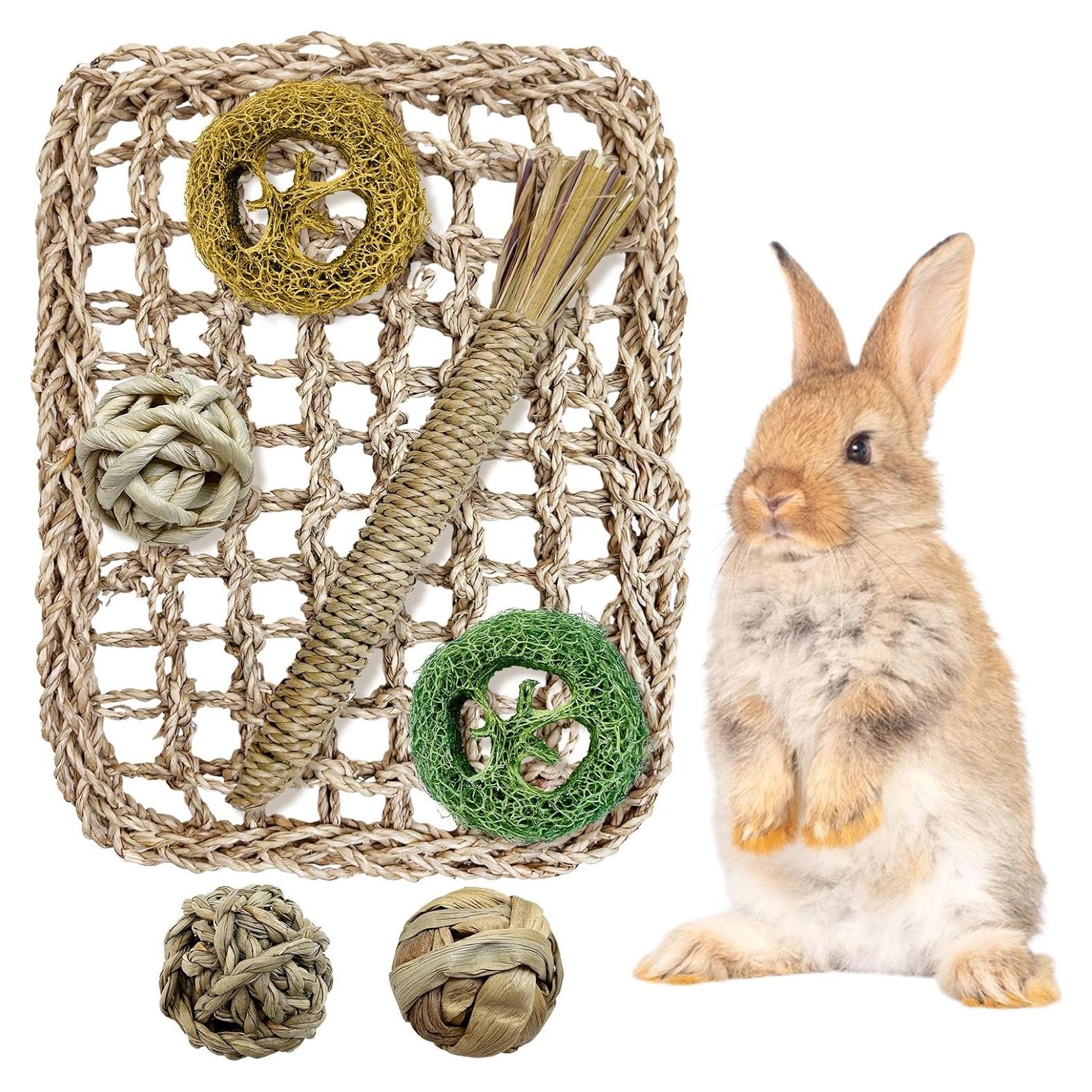 Alfombra de Actividad Hamiledyi para Conejos con Juguetes