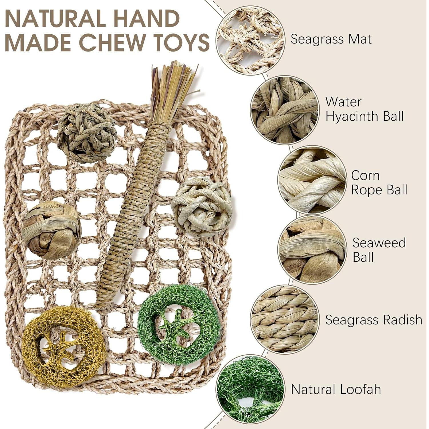 Alfombra de Actividad Hamiledyi para Conejos con Juguetes