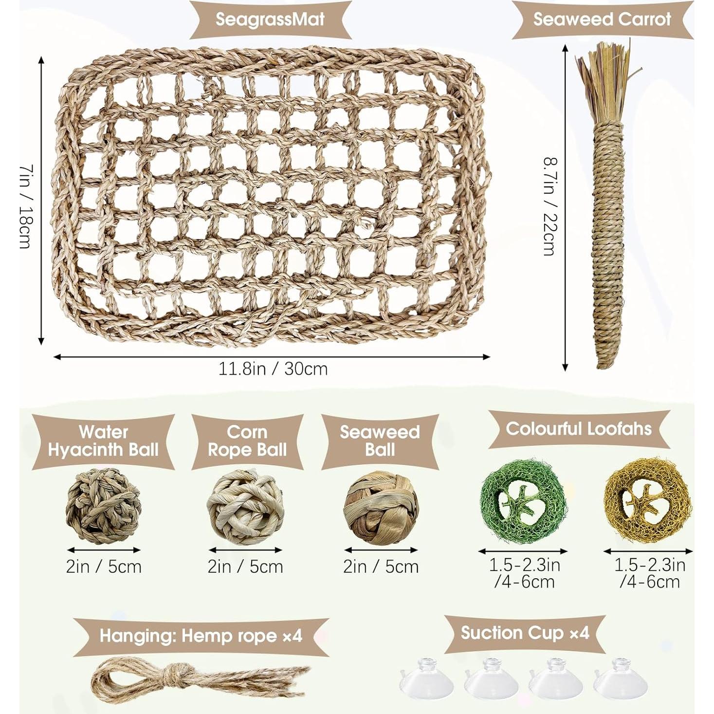 Alfombra de Actividad Hamiledyi para Conejos con Juguetes