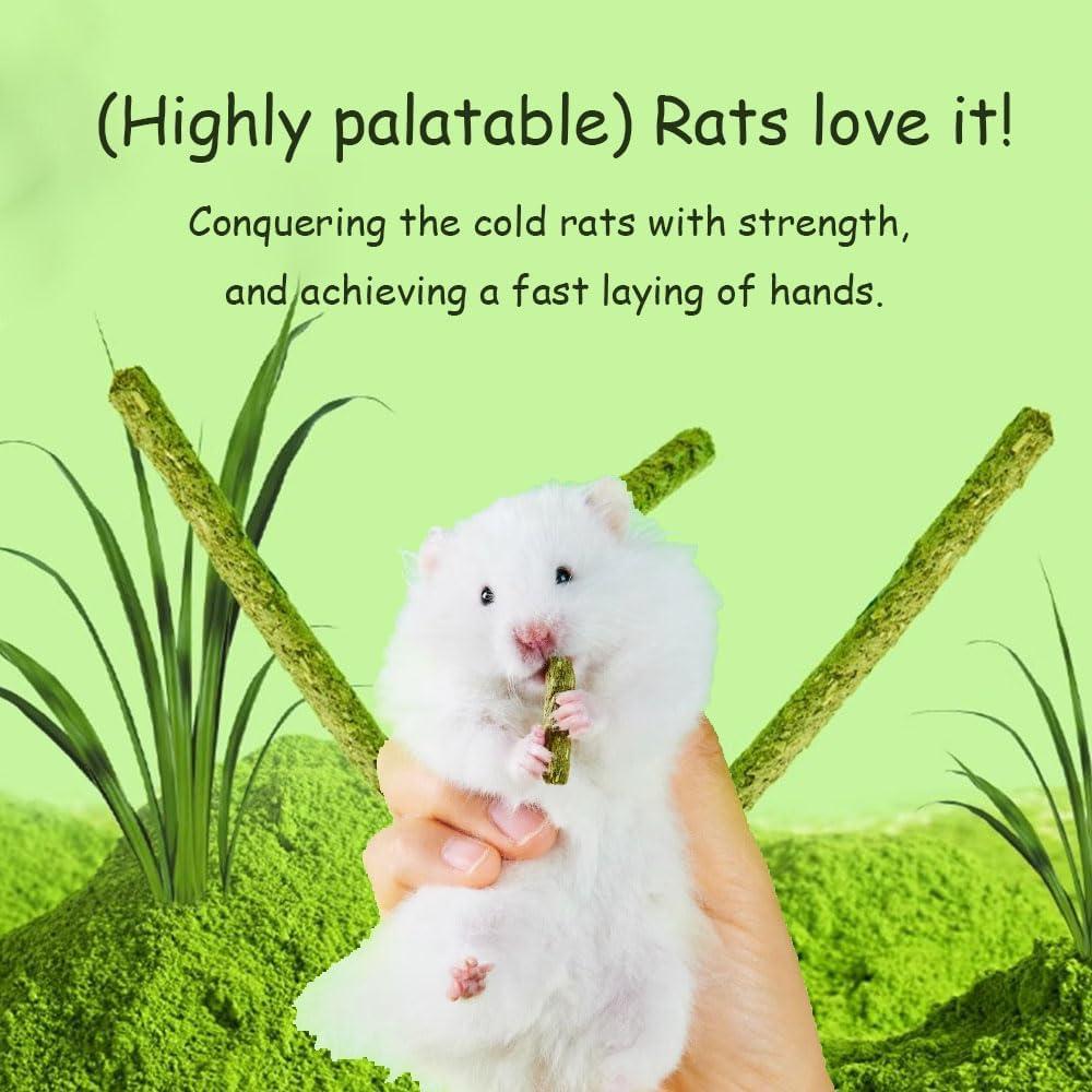 Juguetes Masticables para Cobayas Dbeans - Palitos de Manzana y Hierba