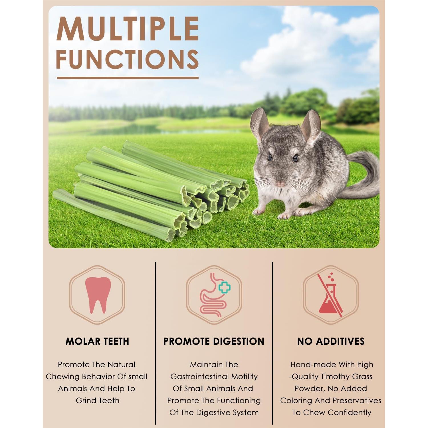 Bissap Palitos de Masticar Naturales para Mascotas 25 PCS