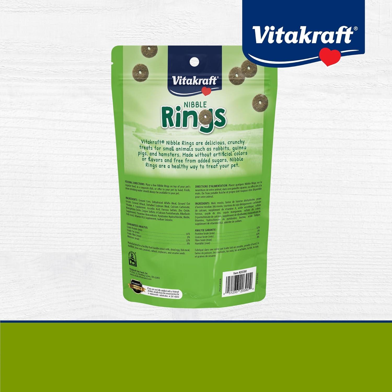Golosinas Crujientes Vitakraft Nibble Rings 300 Unidades