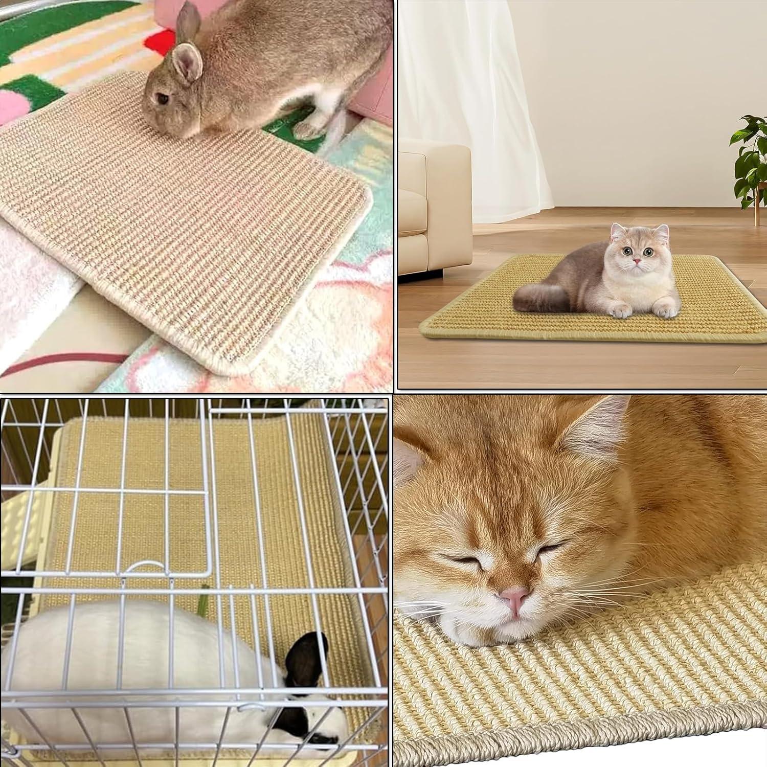 Alfombra Rascadora para Conejos KABASI 2 Piezas 40x30 cm
