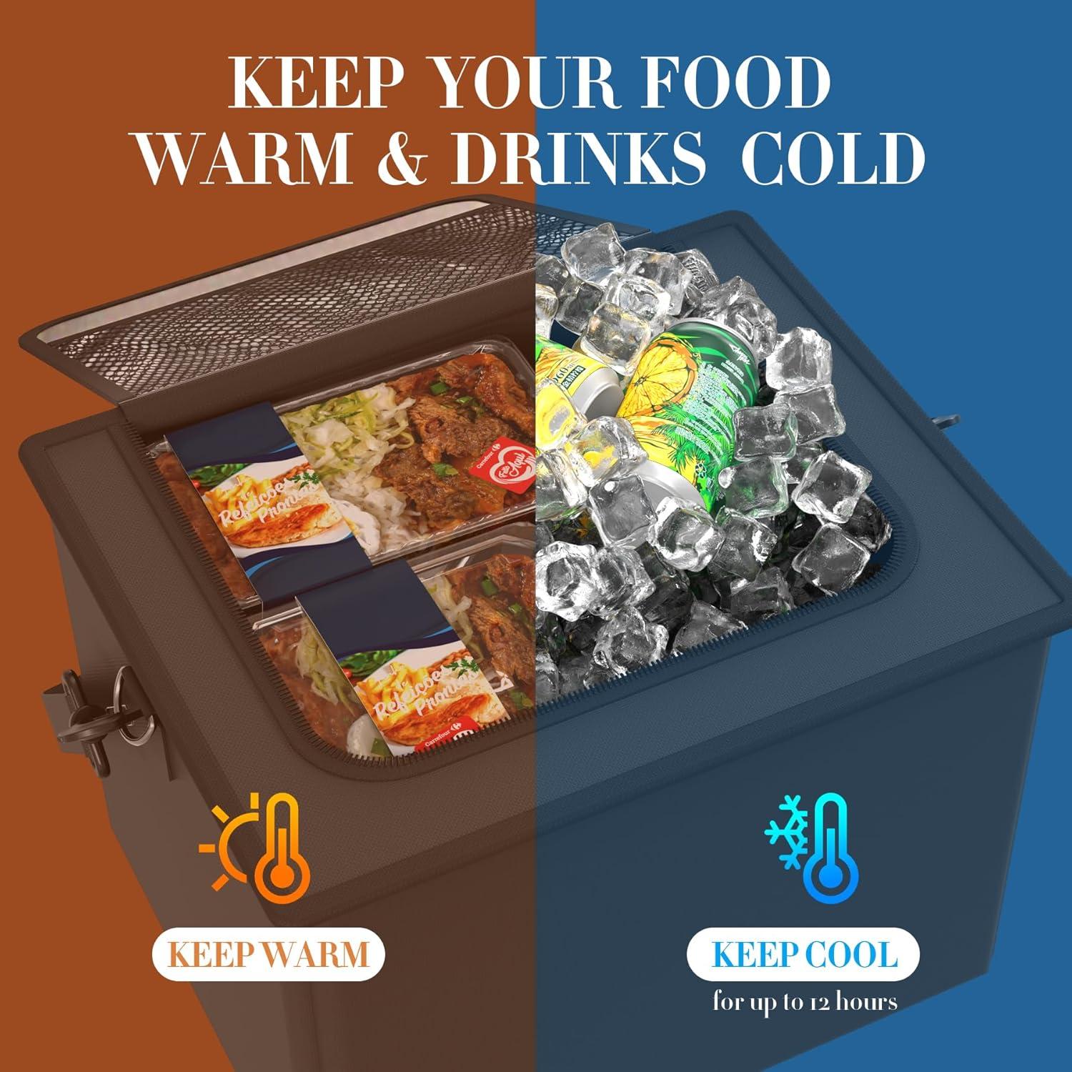 Organizador de Maletero XXL 110L TITIYIOF Negro Impermeable