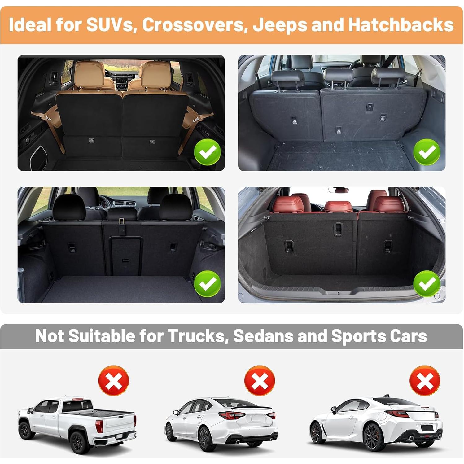 Organizador de Maletero Colgante Automiim 7 Compartimentos Negro