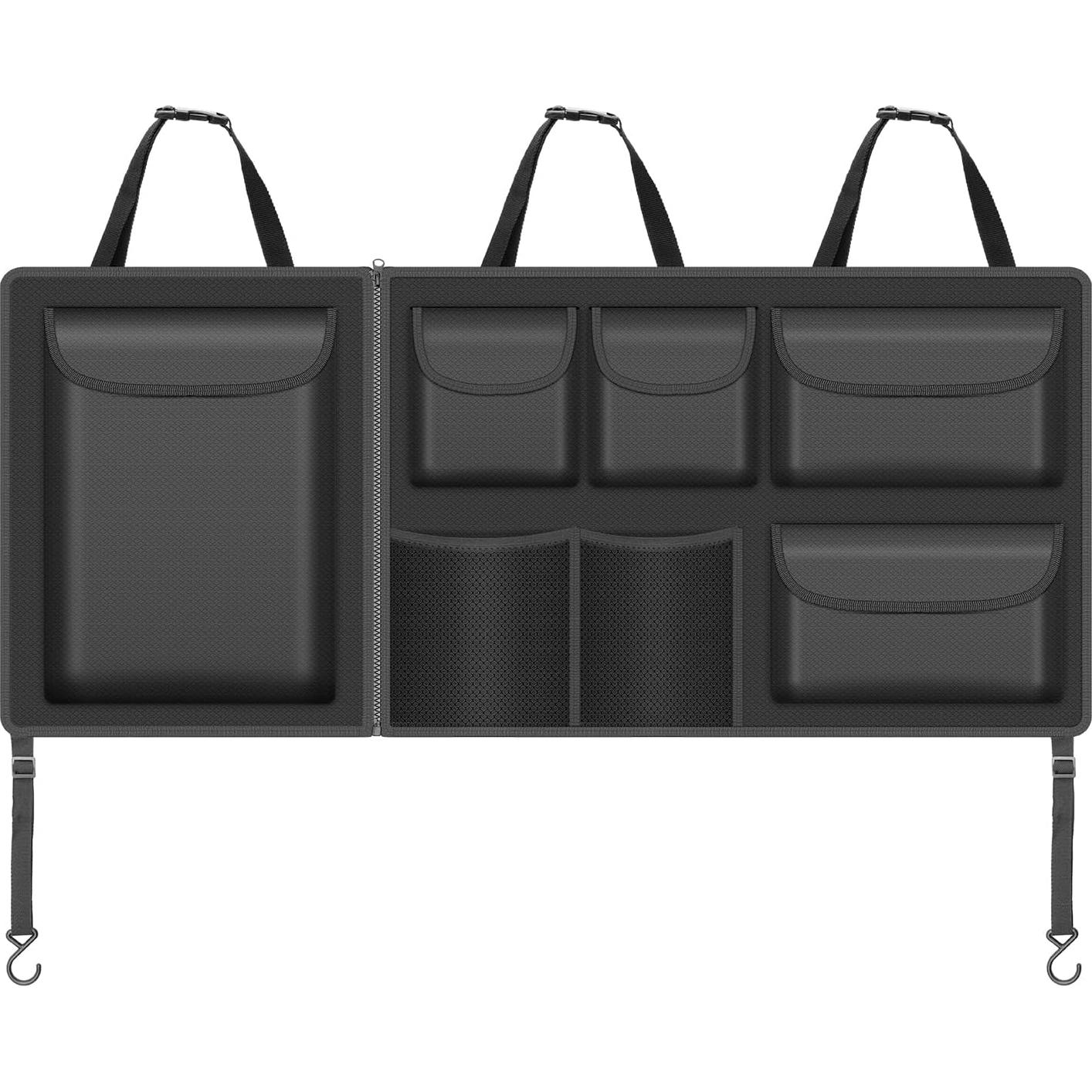 Organizador de Maletero Colgante Automiim 7 Compartimentos Negro