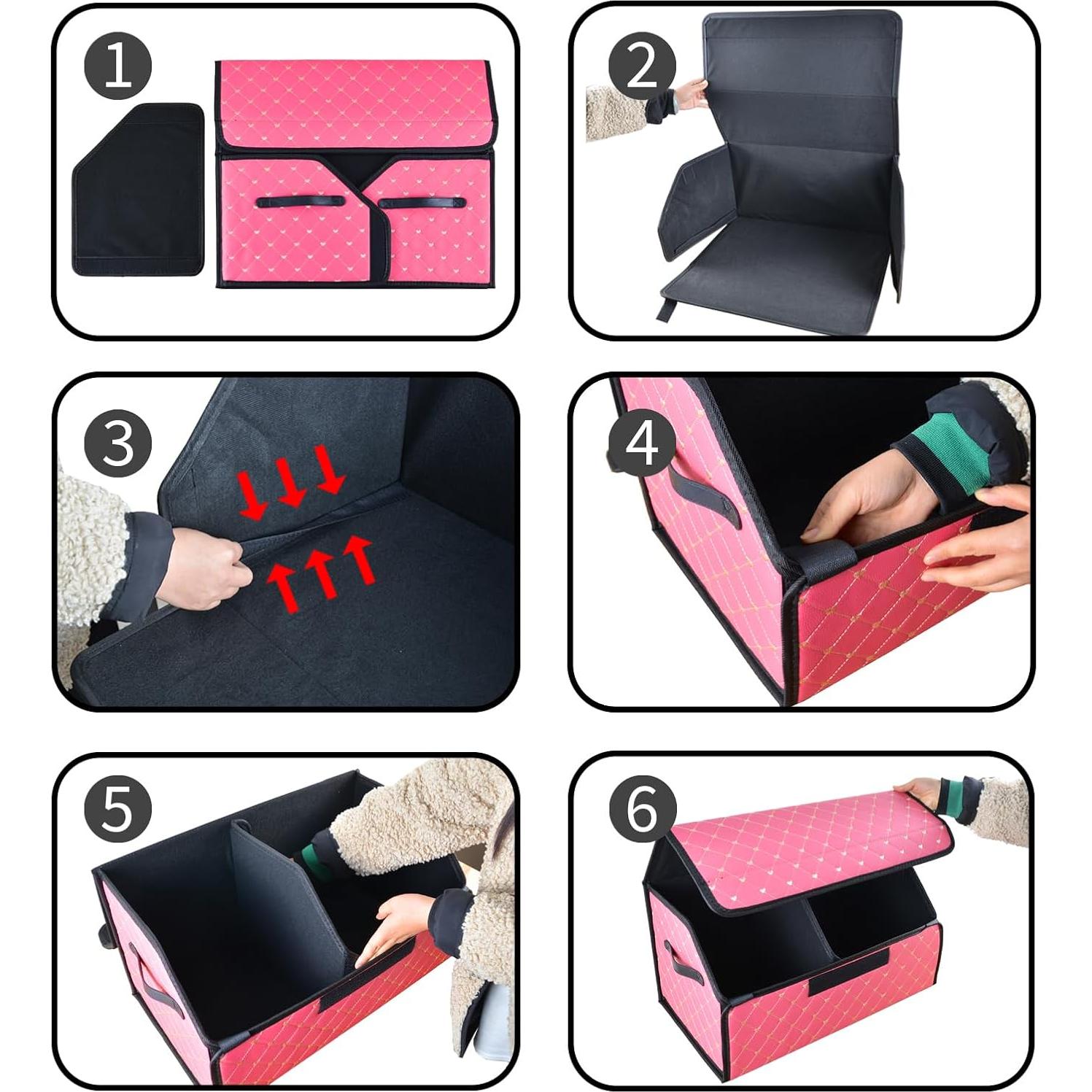 Organizador de Maletero Plegable Sunshine Sky Rosa 44.93 cm