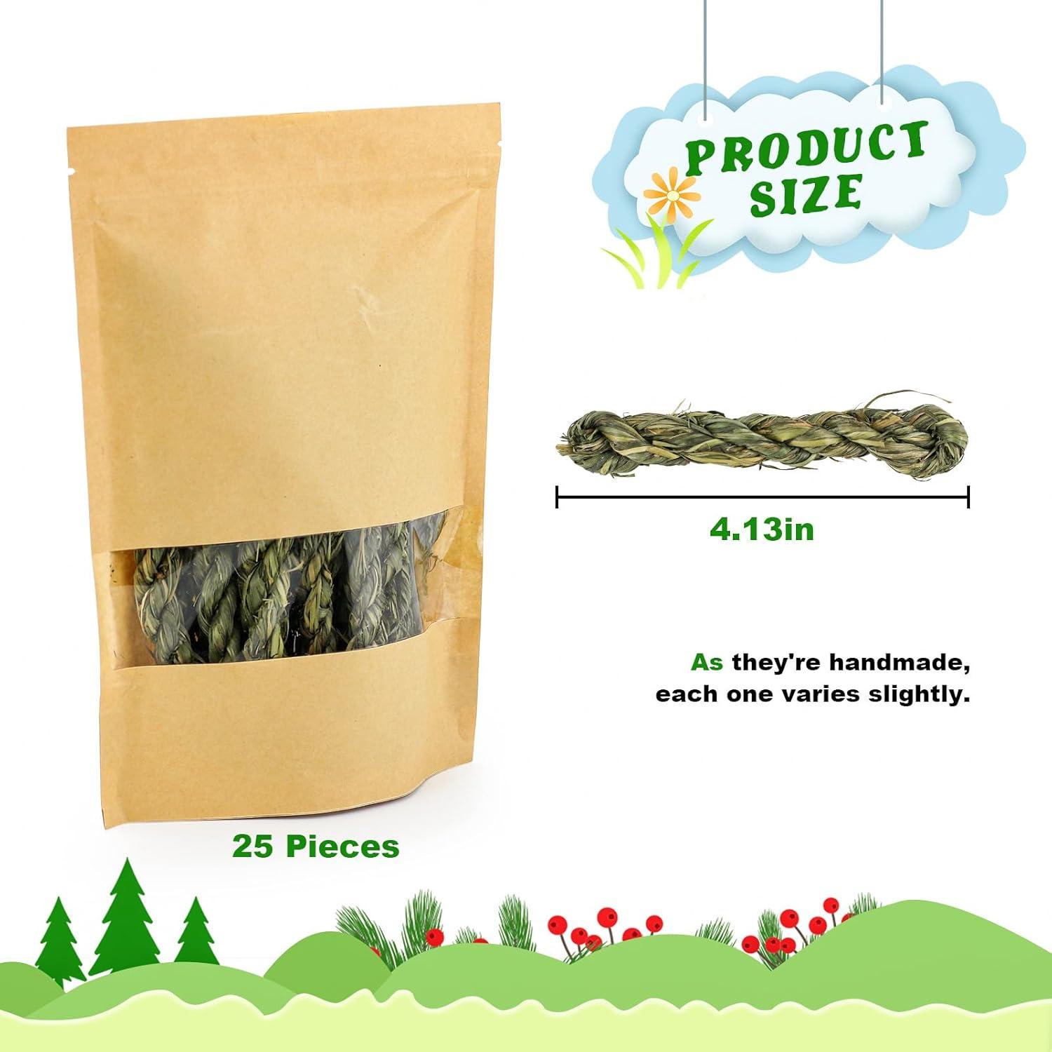 25 Palos de Heno Timothy para Conejos y Roedores - Matafat