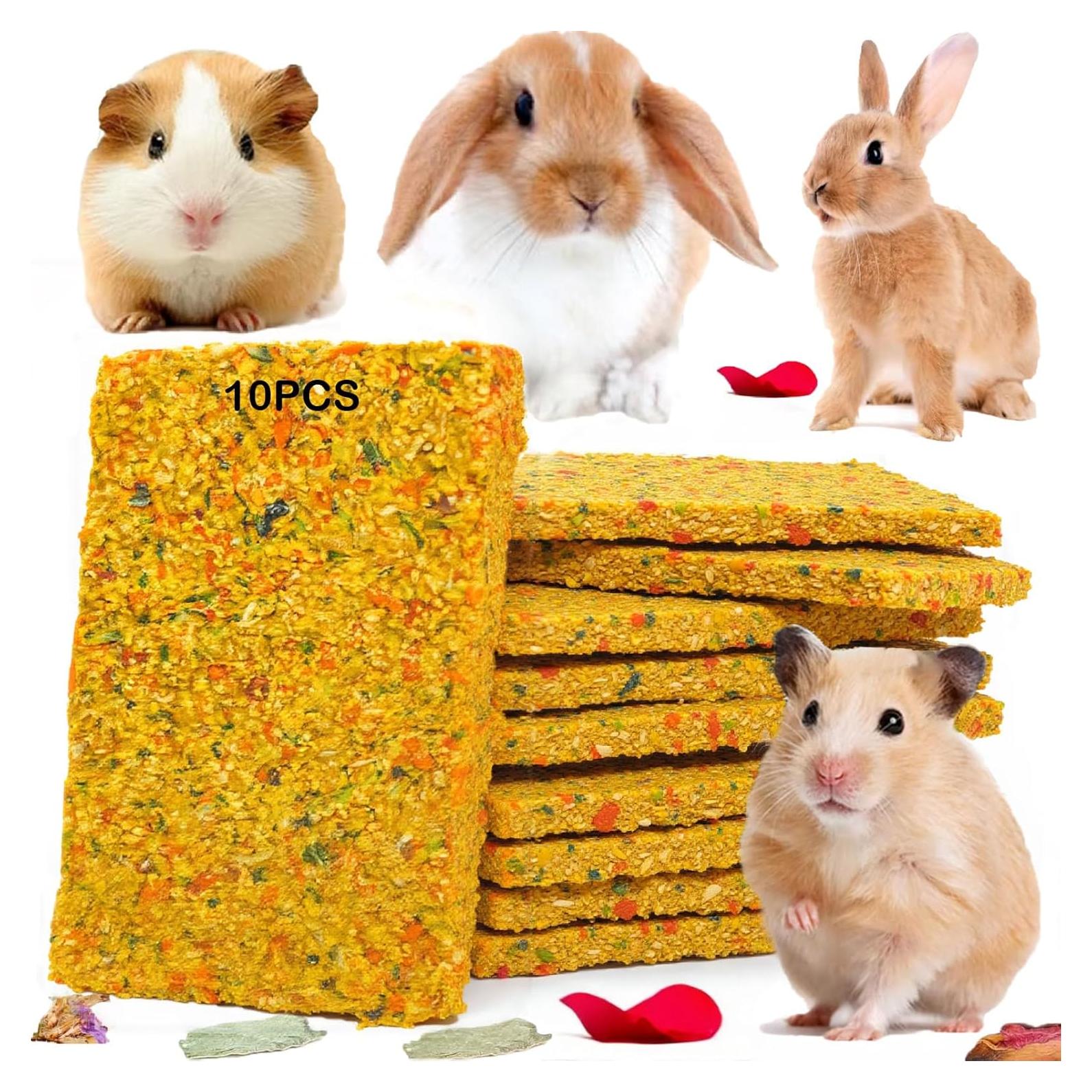 Galletas Crujientes para Conejos GREMBEB 10pcs Heno Timothy