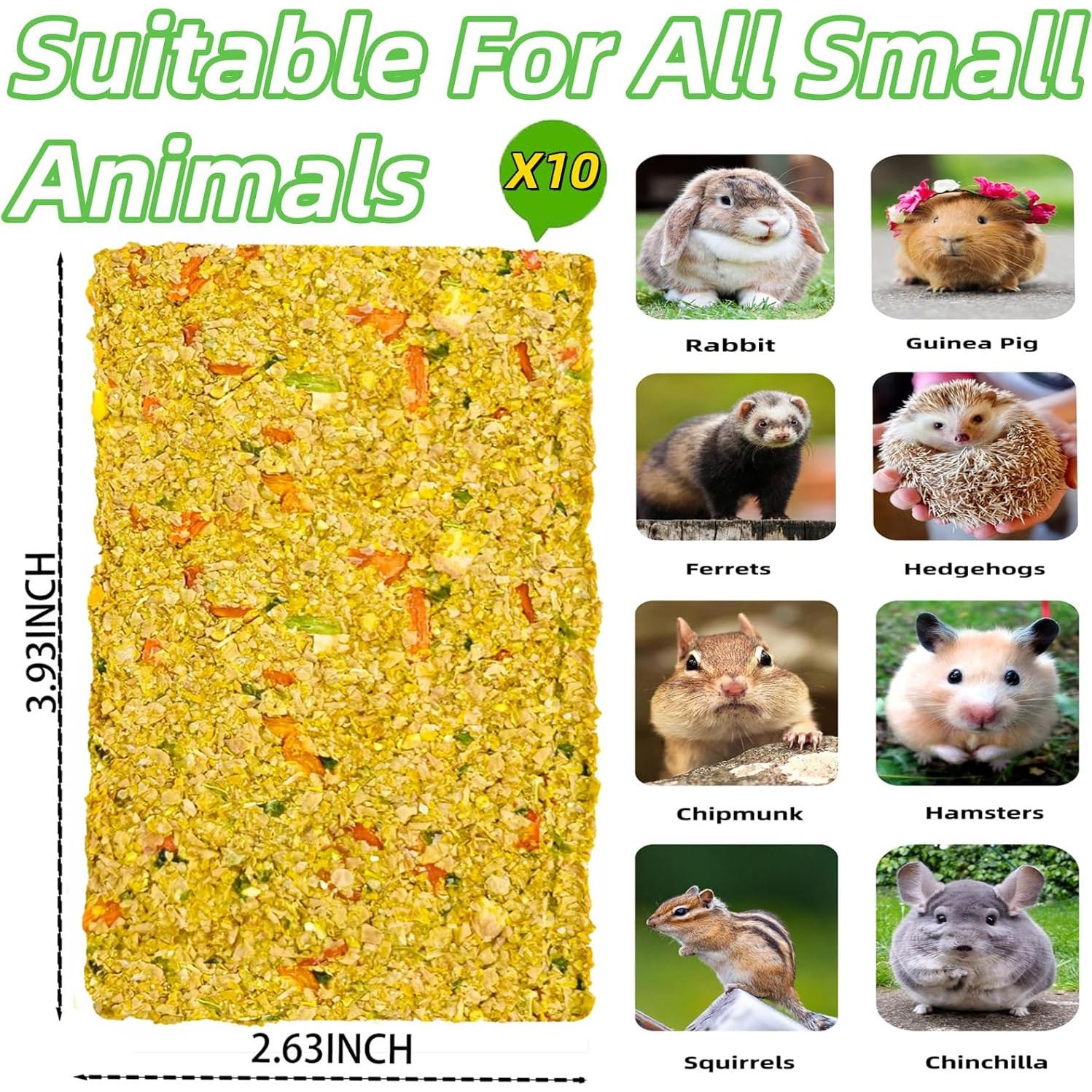 Galletas Crujientes para Conejos GREMBEB 10pcs Heno Timothy