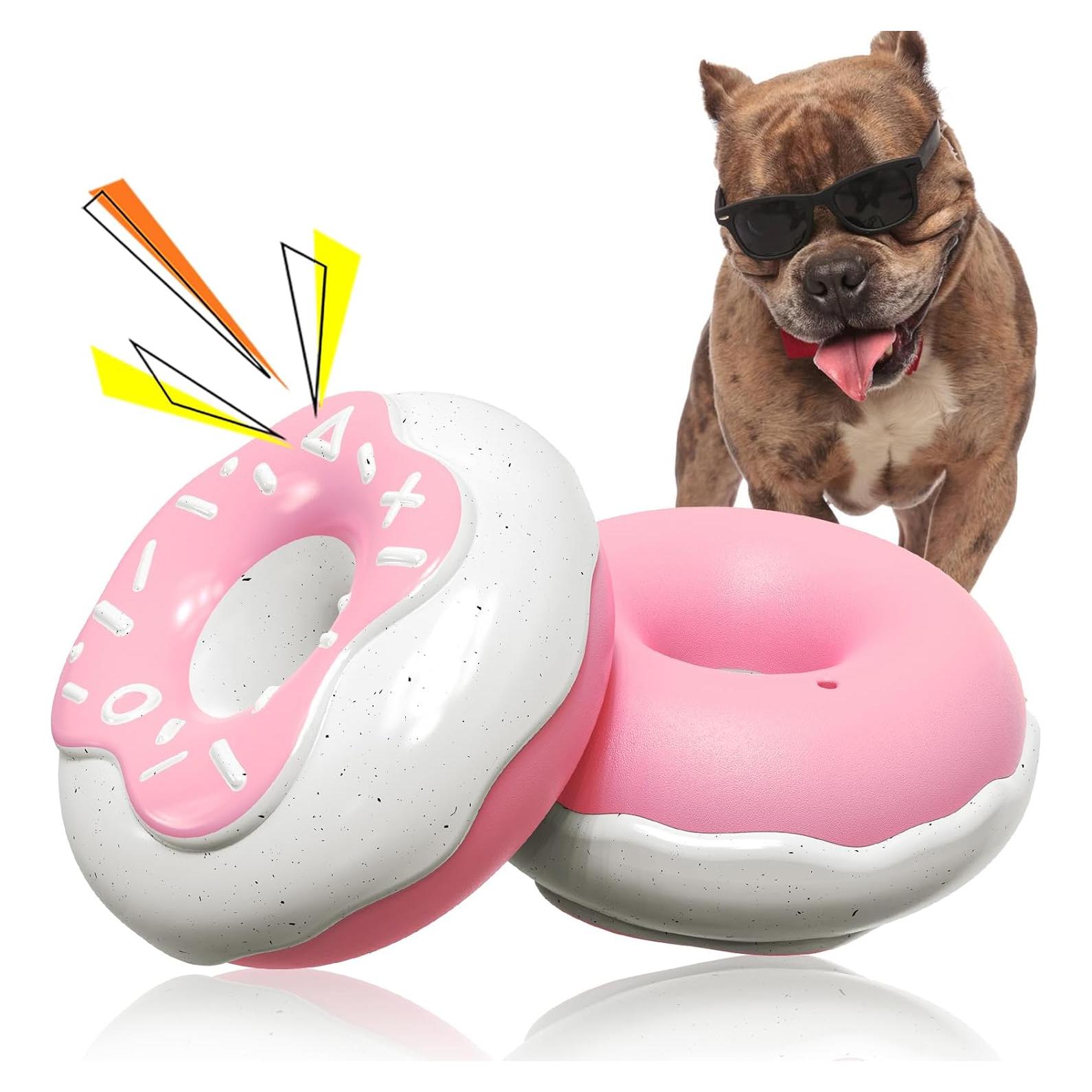 Juguete Squeaky para Perros TLKNG Donut Grande 21x15cm
