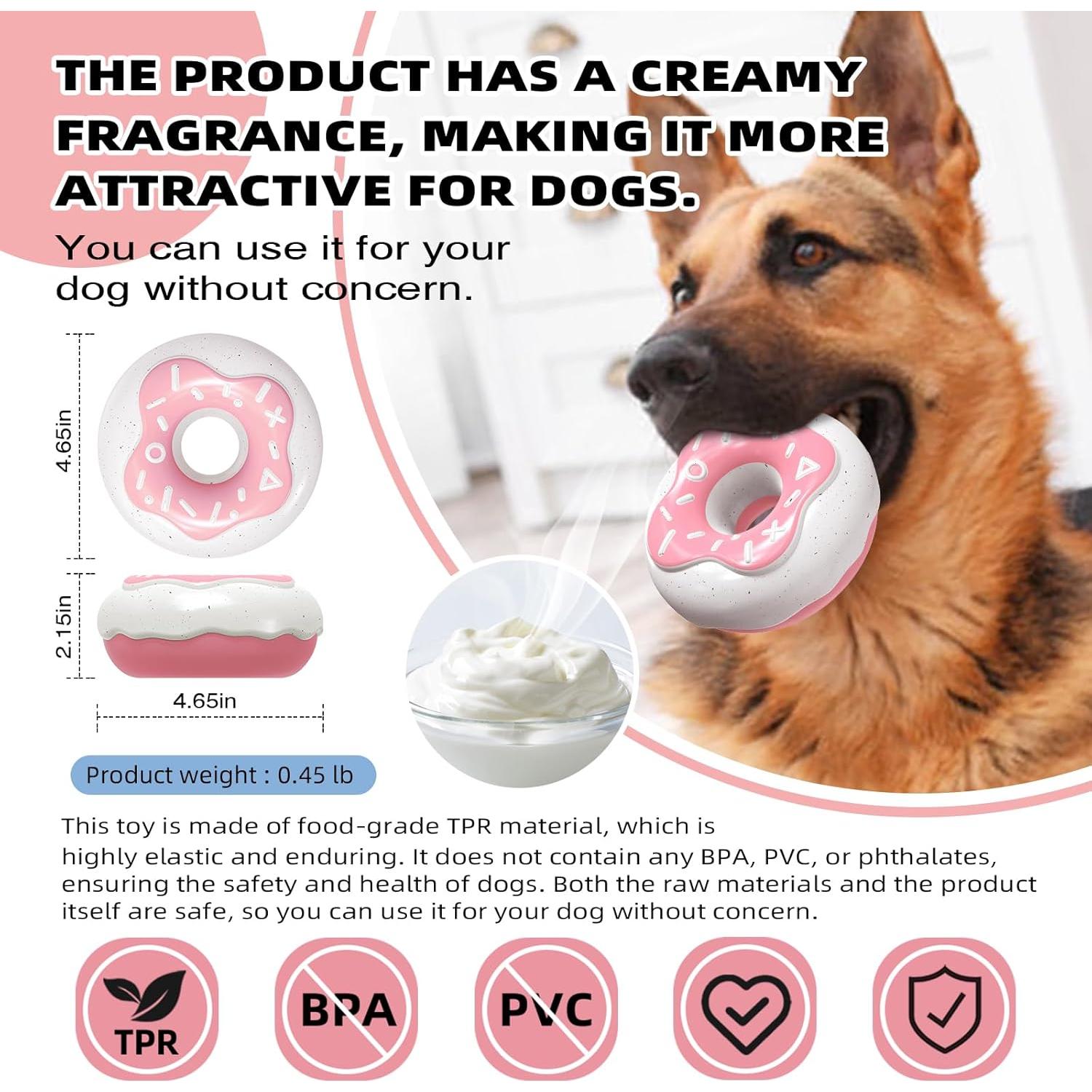 Juguete Squeaky para Perros TLKNG Donut Grande 21x15cm