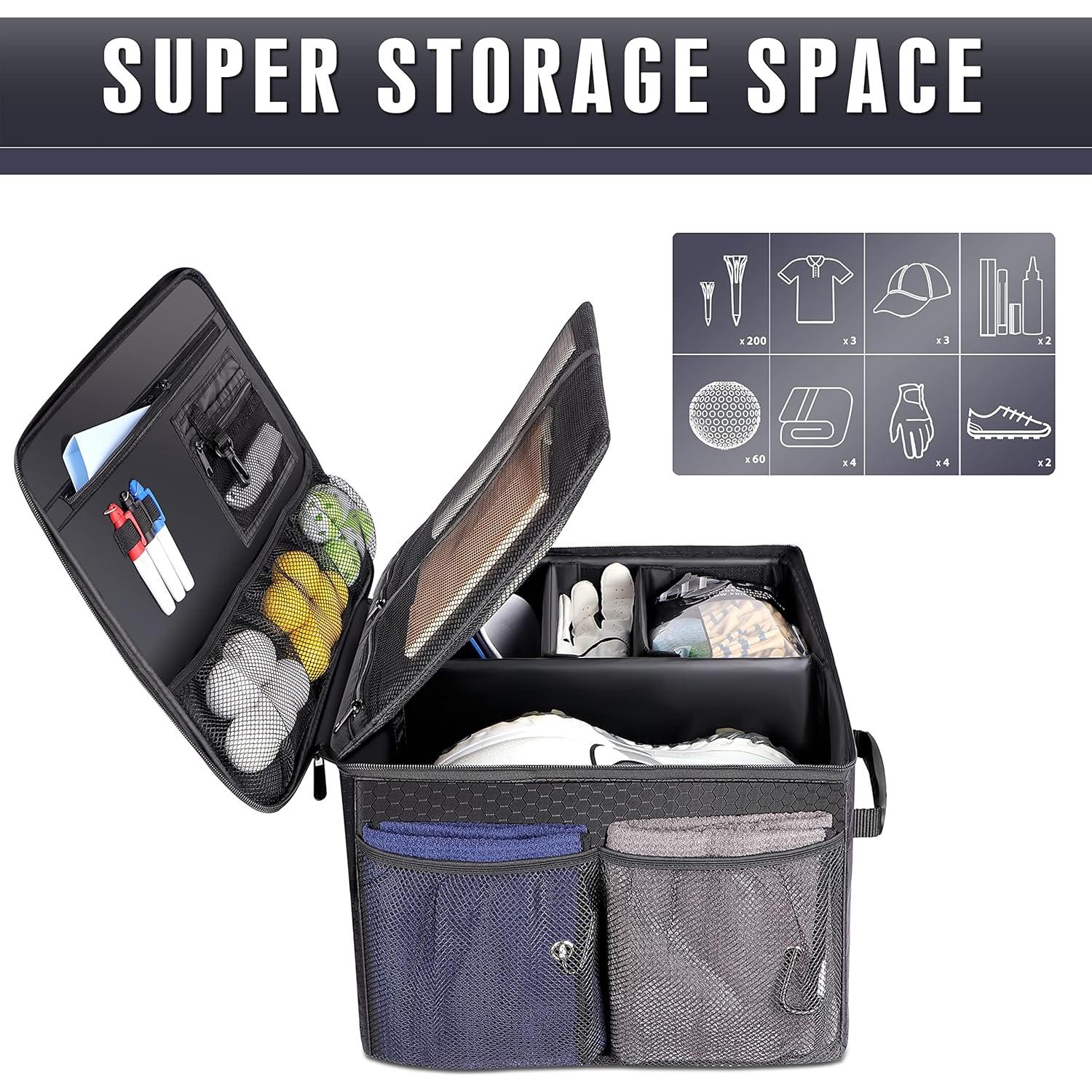 Organizador de Maletero de Golf Champkey Plegable Impermeable Negro