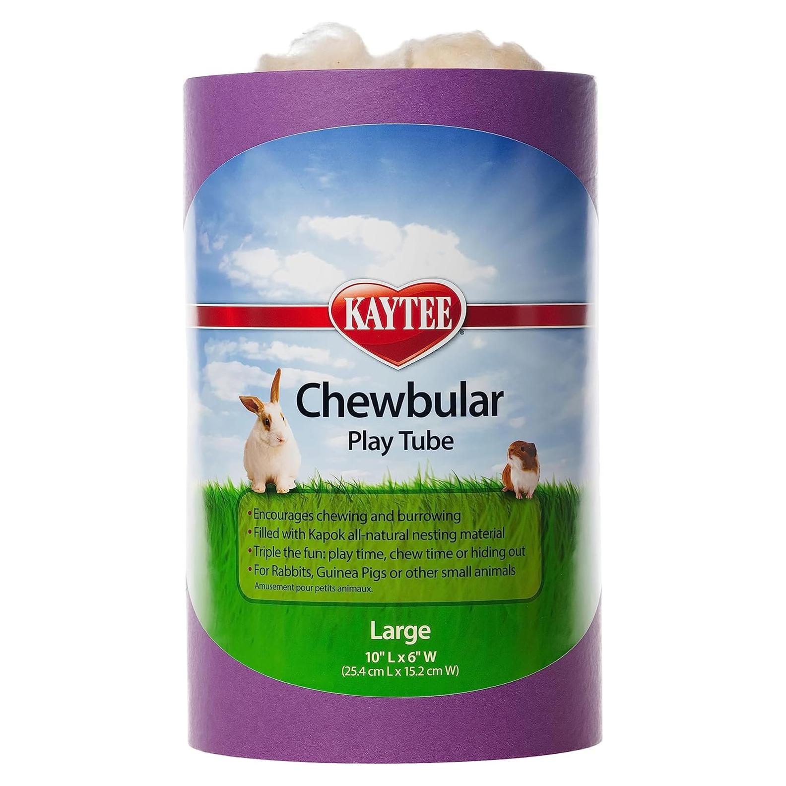 Tubo de Juego Chewbular Kaytee para Conejos y Cobayas Grande