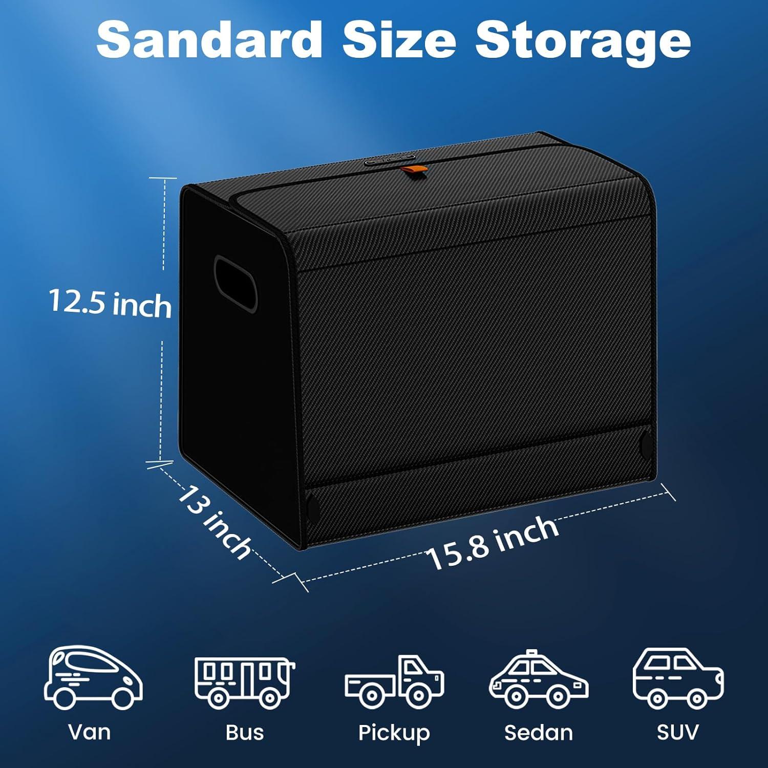 Organizador de Maletero Aiuwo para Coche Plegable 40.1x33x31.8cm