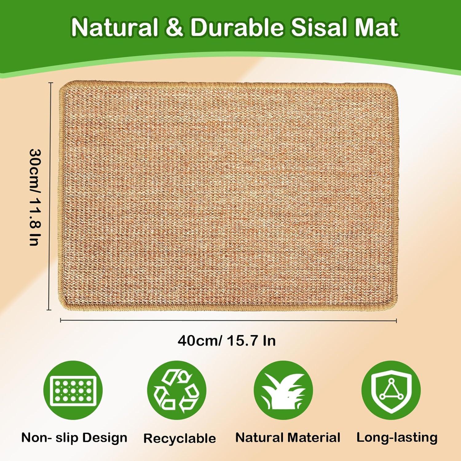 Alfombrilla de Rascado para Conejos Mooydee 40x30cm 2 Piezas