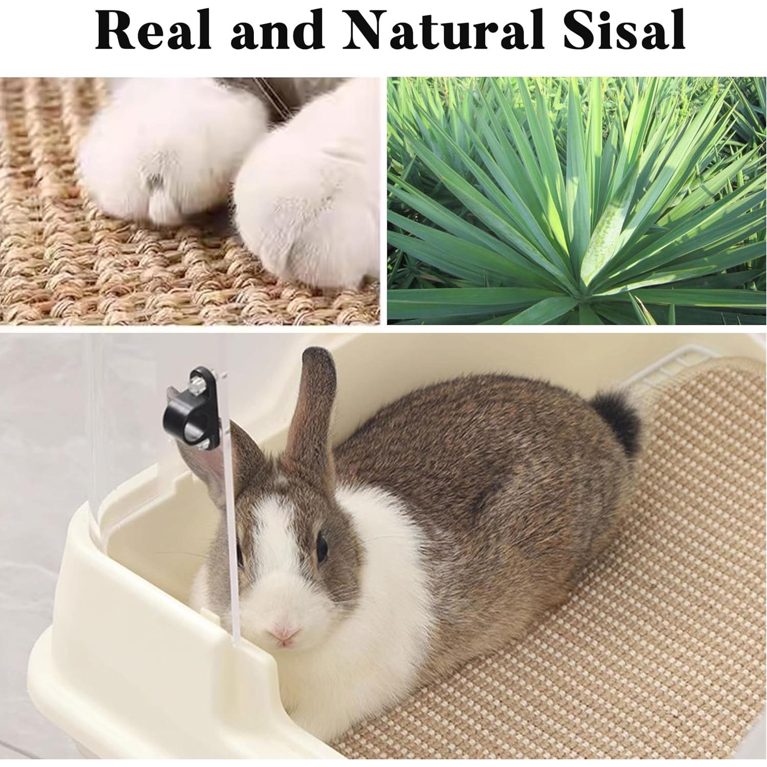 Almohadilla para Rascar Conejos Jevnd 40x30cm Sisal Natural