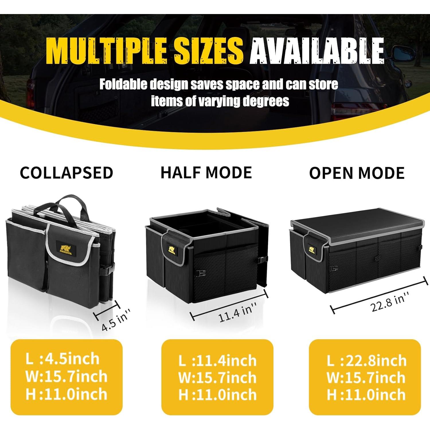 Organizador de Maletero MIKKUPPA 65L Tela Oxford Plegable