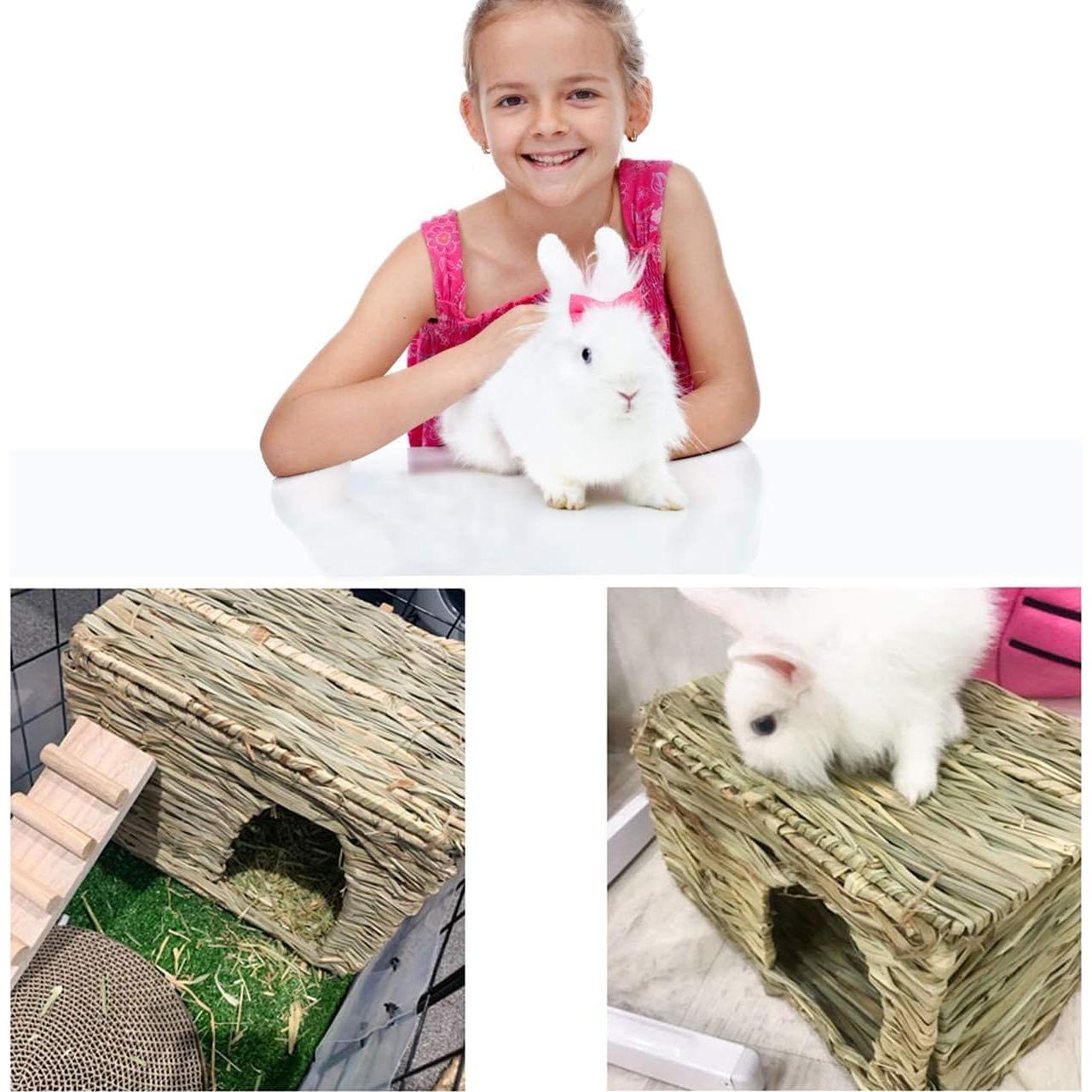 Casa de Hierba Plegable HERCOCCI Extra Grande para Conejos