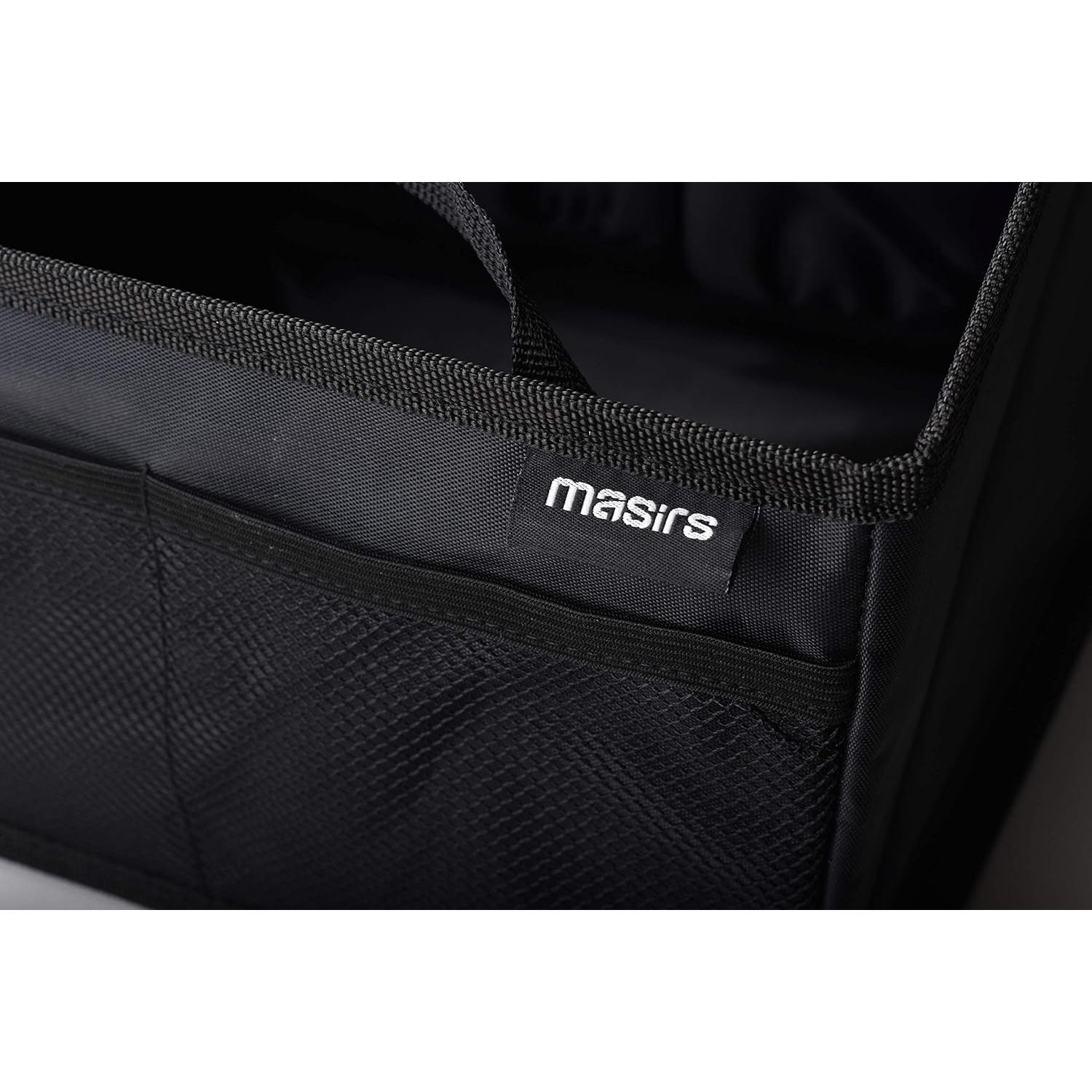 Organizador de Asiento Trasero Masirs Plegable Negro 43x25cm