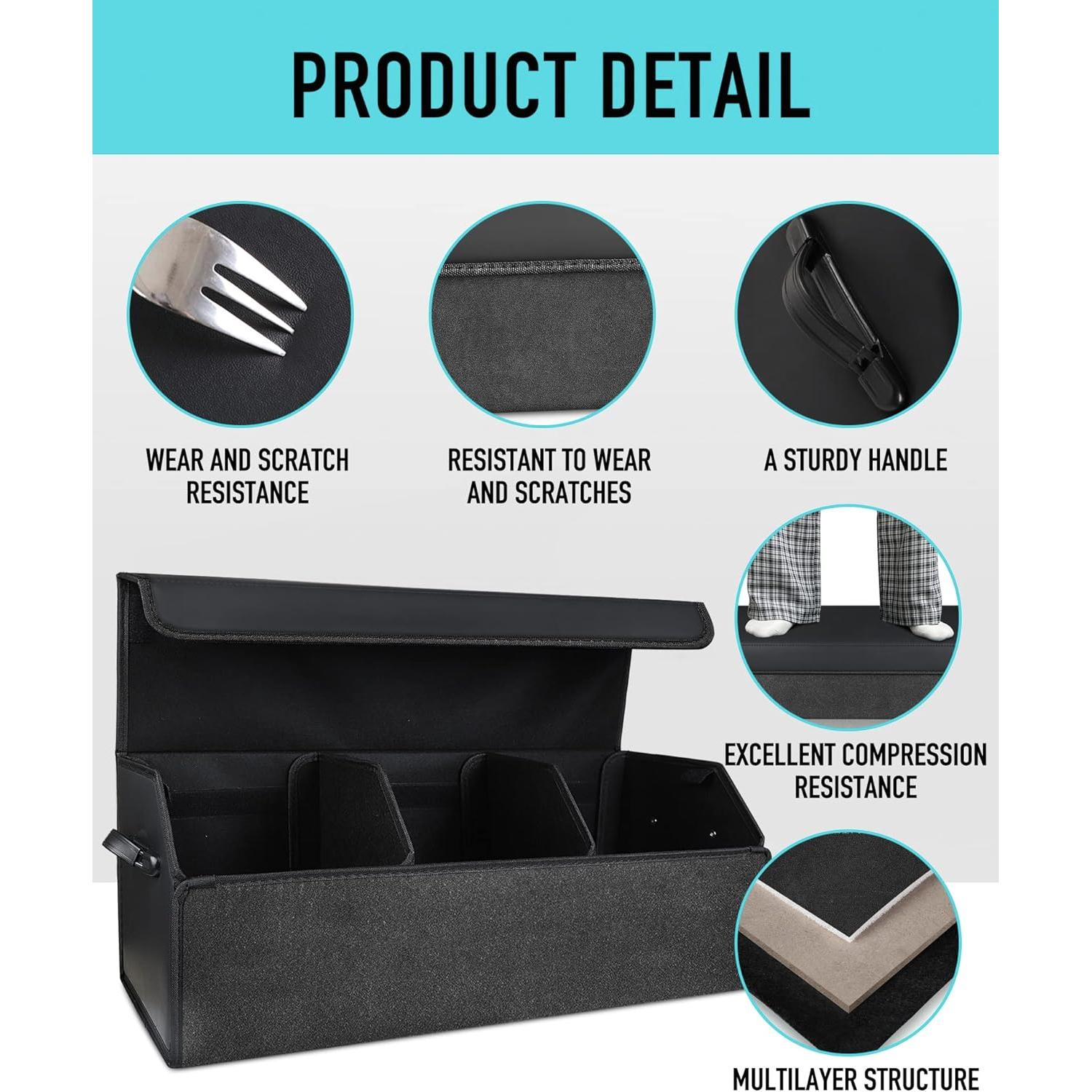 Organizador de Maletero Fyzeoty S004 Extra Grande Negro