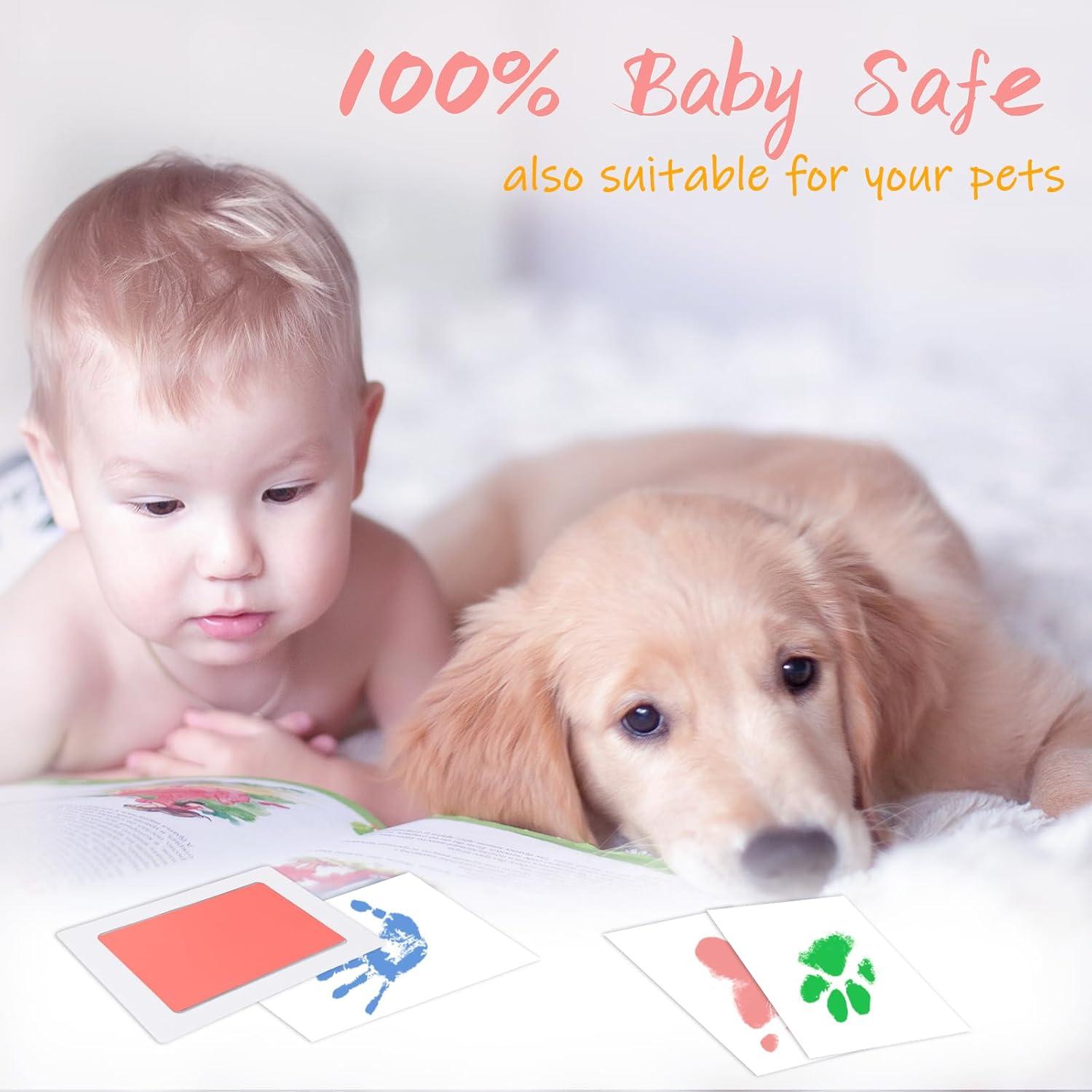 Kit de Huellas de Bebé Clean Touch 4 Paquetes Sin Tinta