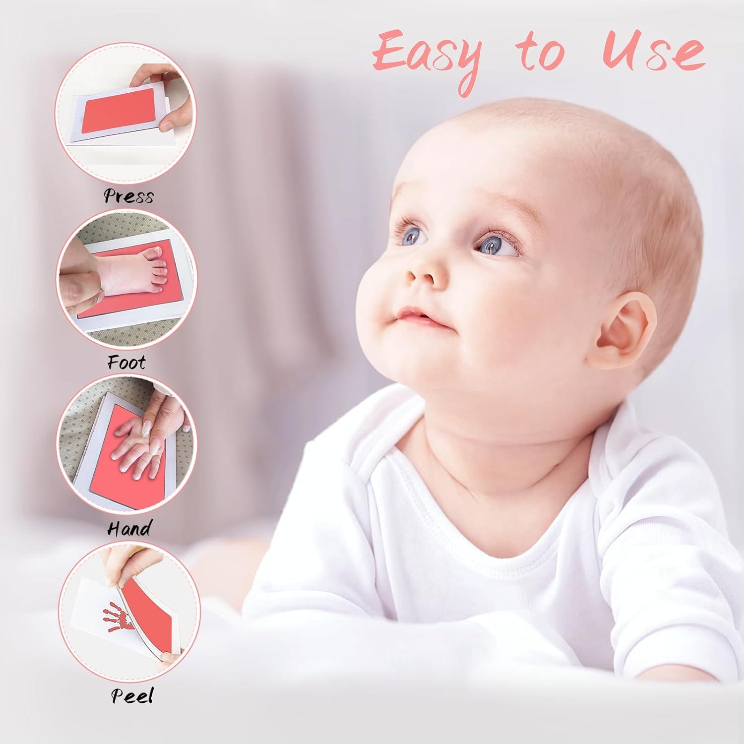 Kit de Huellas de Bebé Clean Touch 4 Paquetes Sin Tinta