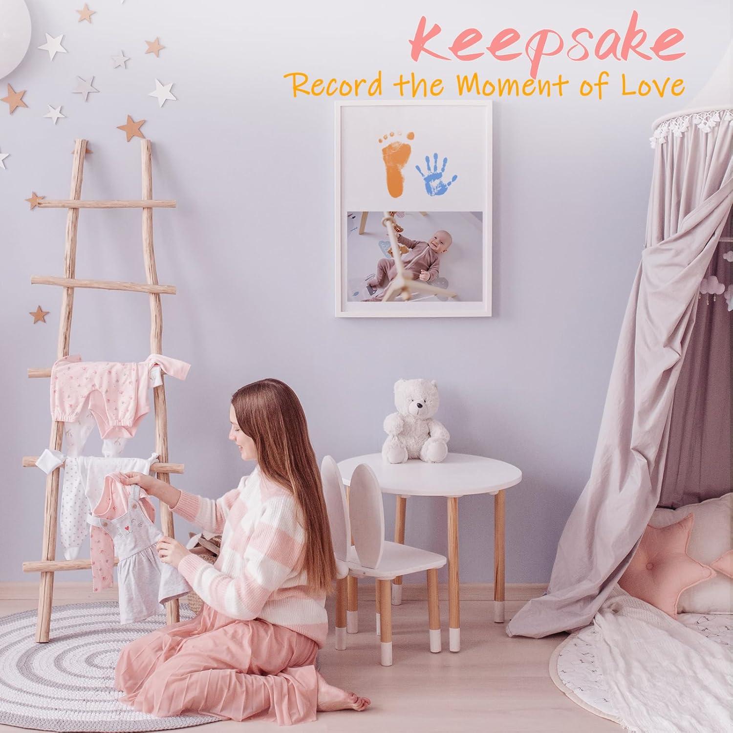 Kit de Huellas de Bebé Clean Touch 4 Paquetes Sin Tinta